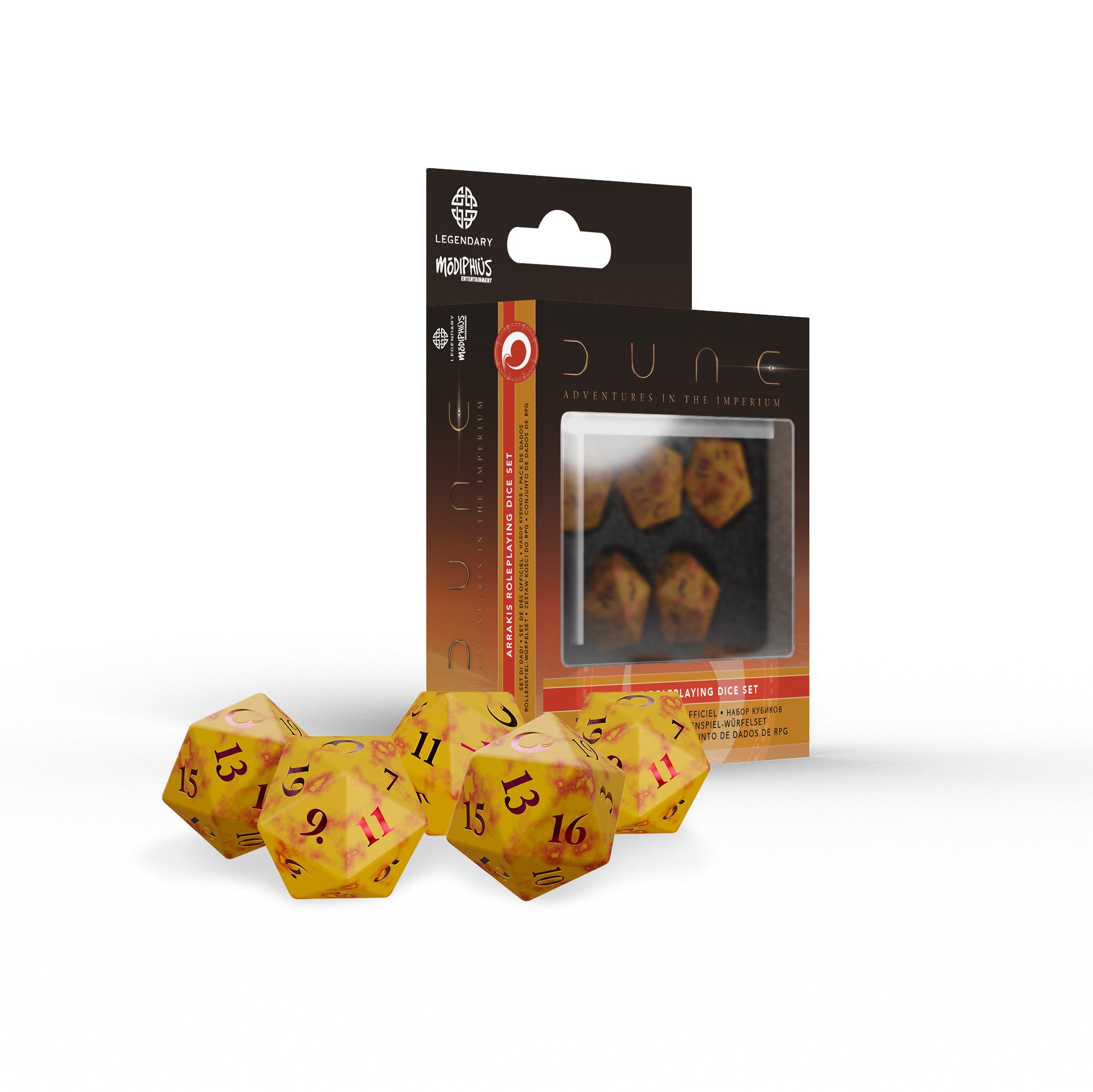 Dune Rpg: Set de dados (Arrakis)