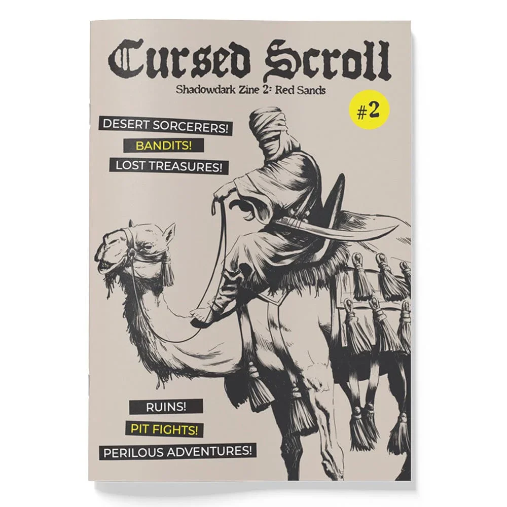 --Cursed Scroll Zine, Vol. 2: Red Sands
