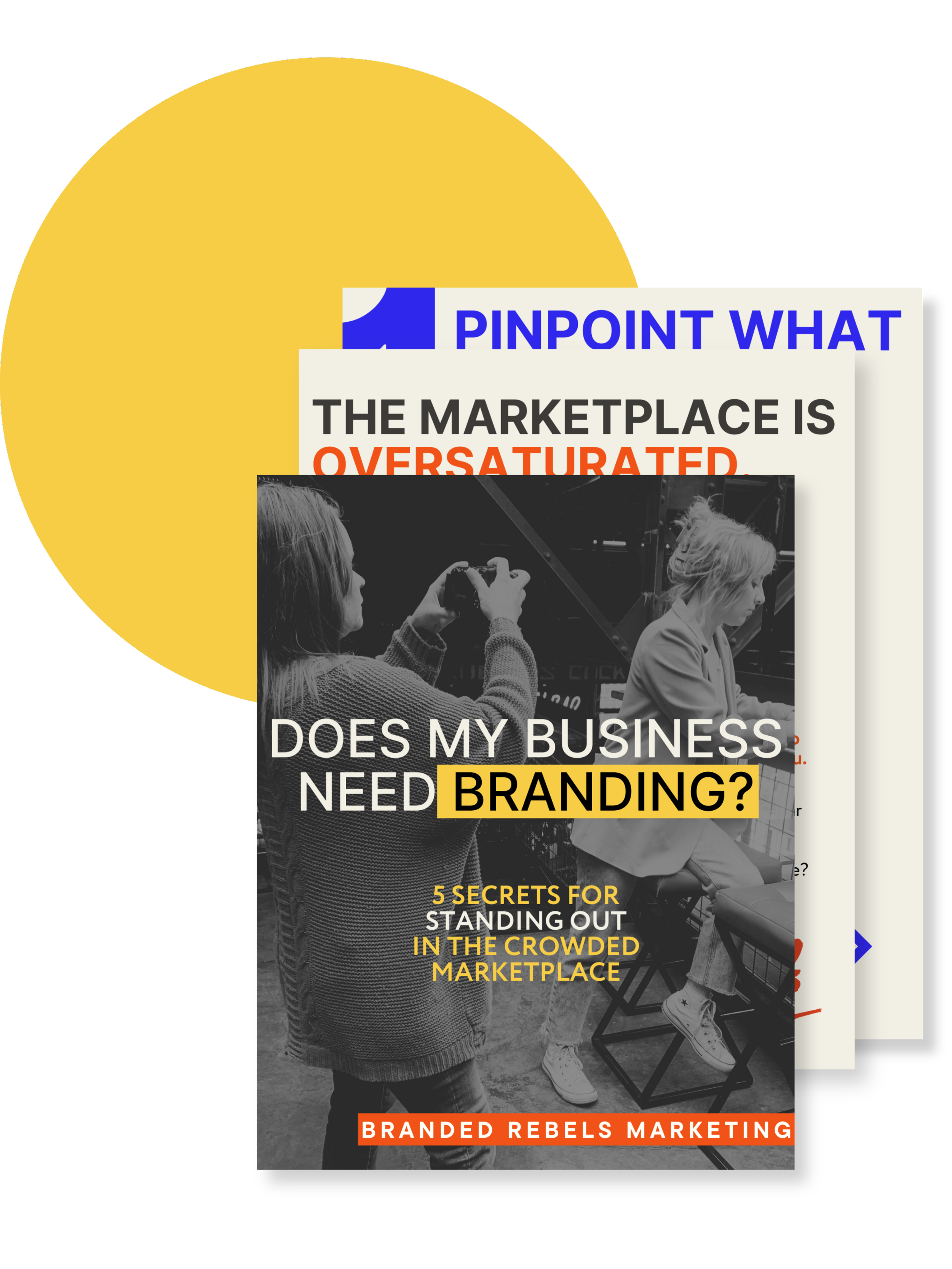 Graphic with Photos of social media designs