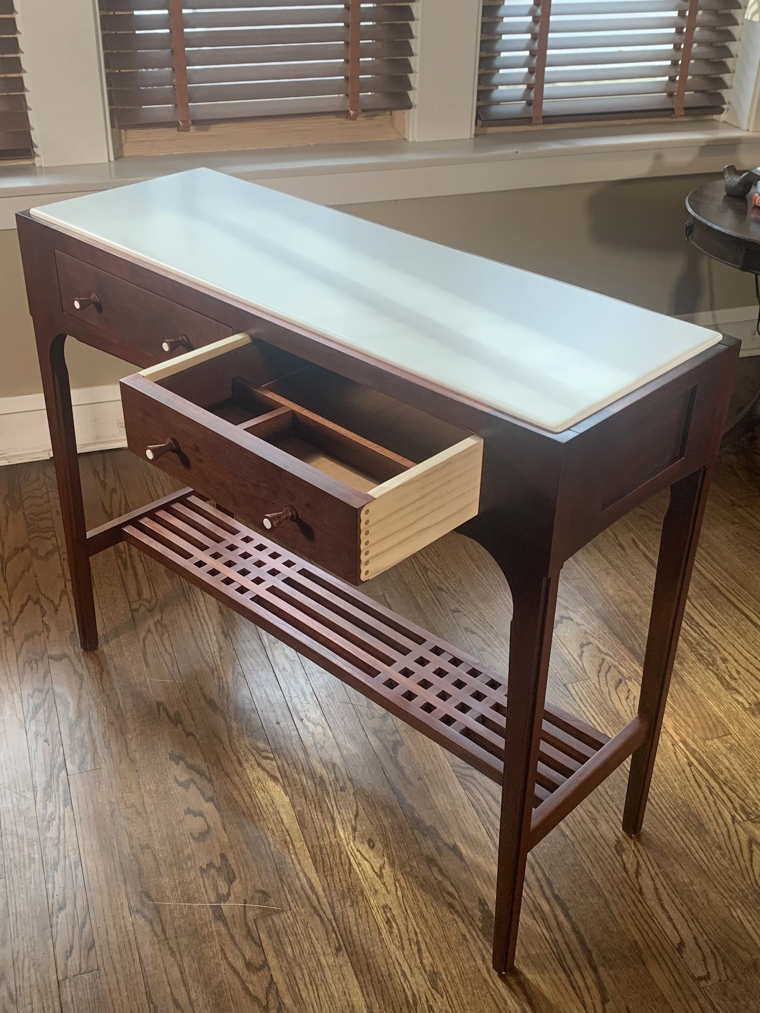 Craftsman Style Entry Hall Table — Mark Royko Studio
