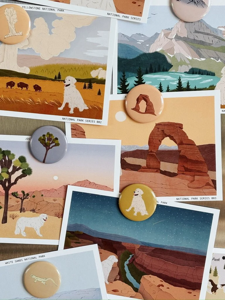 National Park Series - Magnet Set (8 pcs)