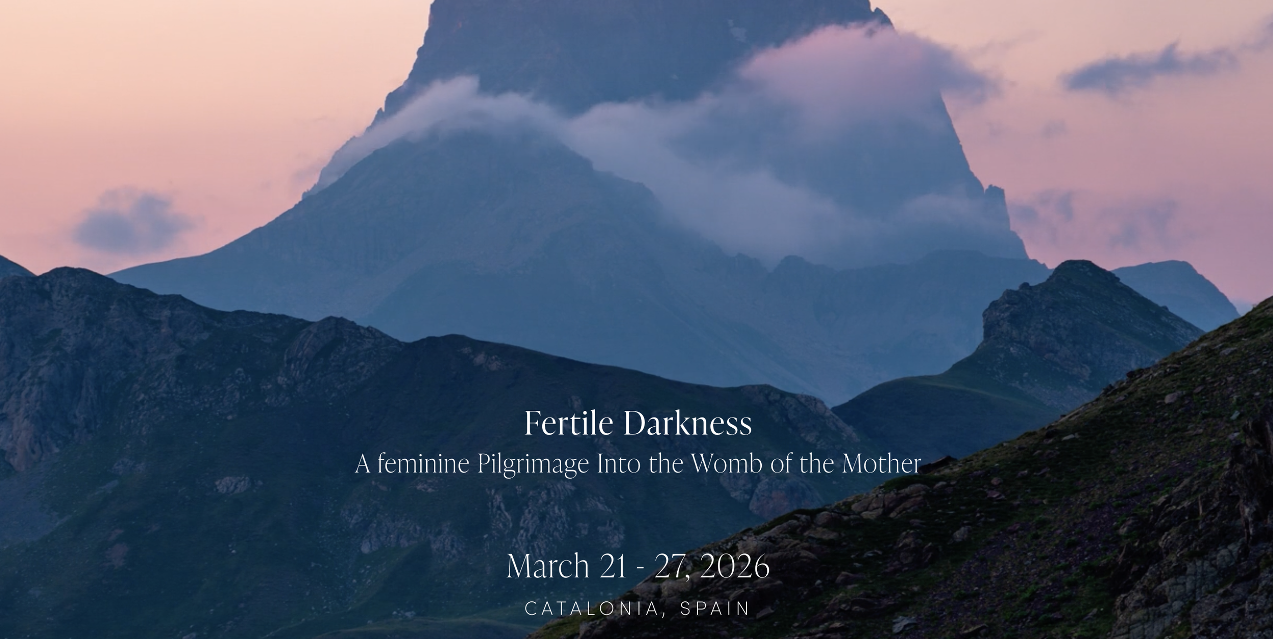 Spain Fertile Darkness Plant Medicine Retreat
