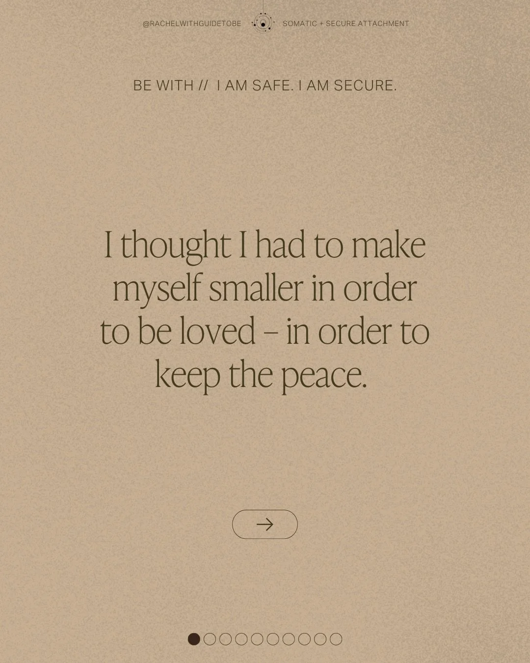 I didn&rsquo;t enter relationships to lose myself.

I entered them hoping to finally feel met. But my nervous system had learned something early: connection was safest when I needed nothing. 

So I listened more than I spoke. I understood more than I