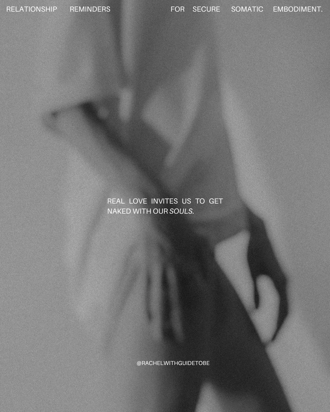 Honestly, we can talk about being secure but it means nothing unless we put it into embodiment. 

And it starts with getting naked.
Undressing ourselves from our protections and seeing our pain. Feeling it. Not running from it. Naming the fear. Allow