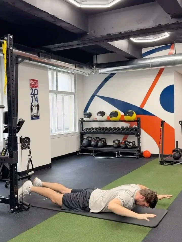 Reinforcing anti-flexion strength across positions.

From Superman holds to hamstring bridges and goblet squat isometrics, each movement builds the ability to resist spinal flexion while improving trunk stiffness and positional control under load.

#