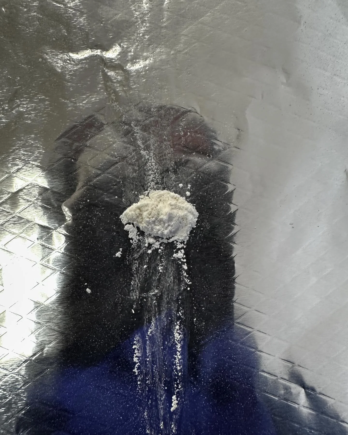 Guess the white powder? I bet you&rsquo;re wrong.  #forensics #lab #science #fyp #university #research