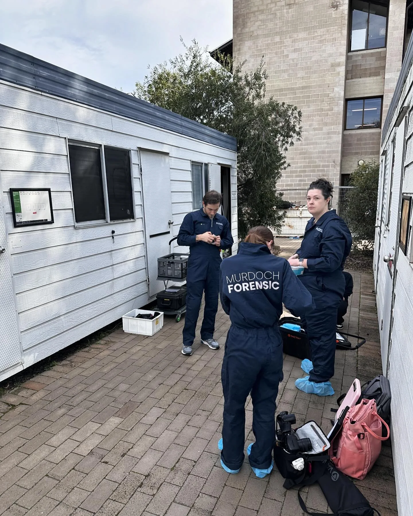 And #crimescenes commence for #2024. Check out the new #forensic #swag too. @murdochuniversity