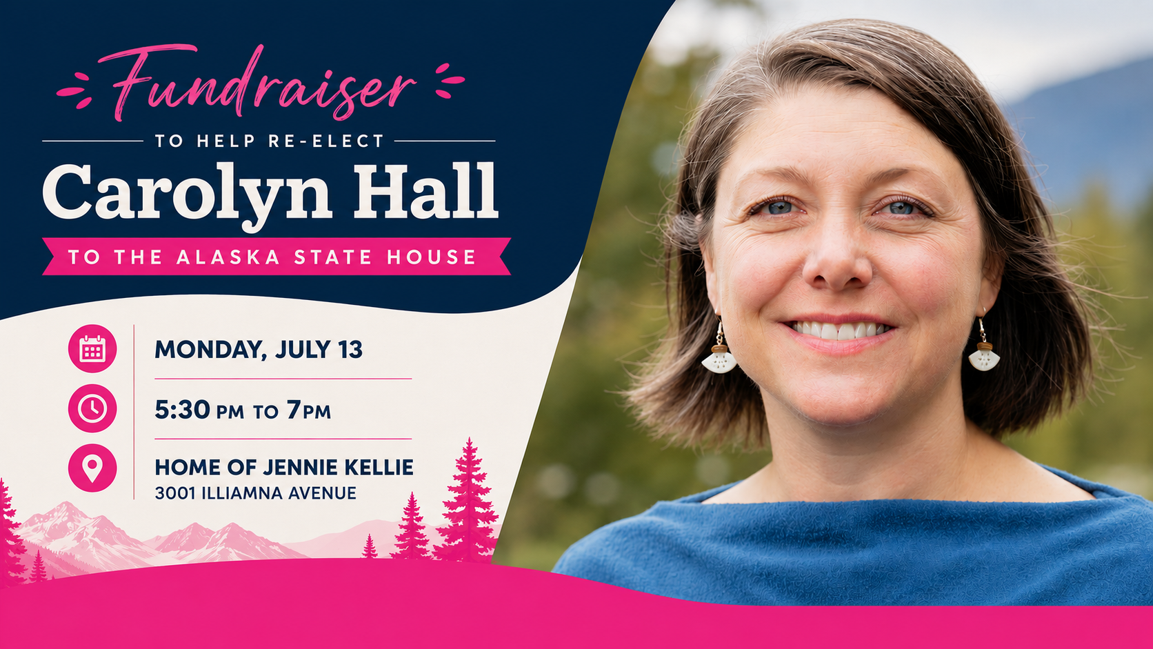 Join Us 7/13 at the home of Jennie Kellie to Support Carolyn Hall