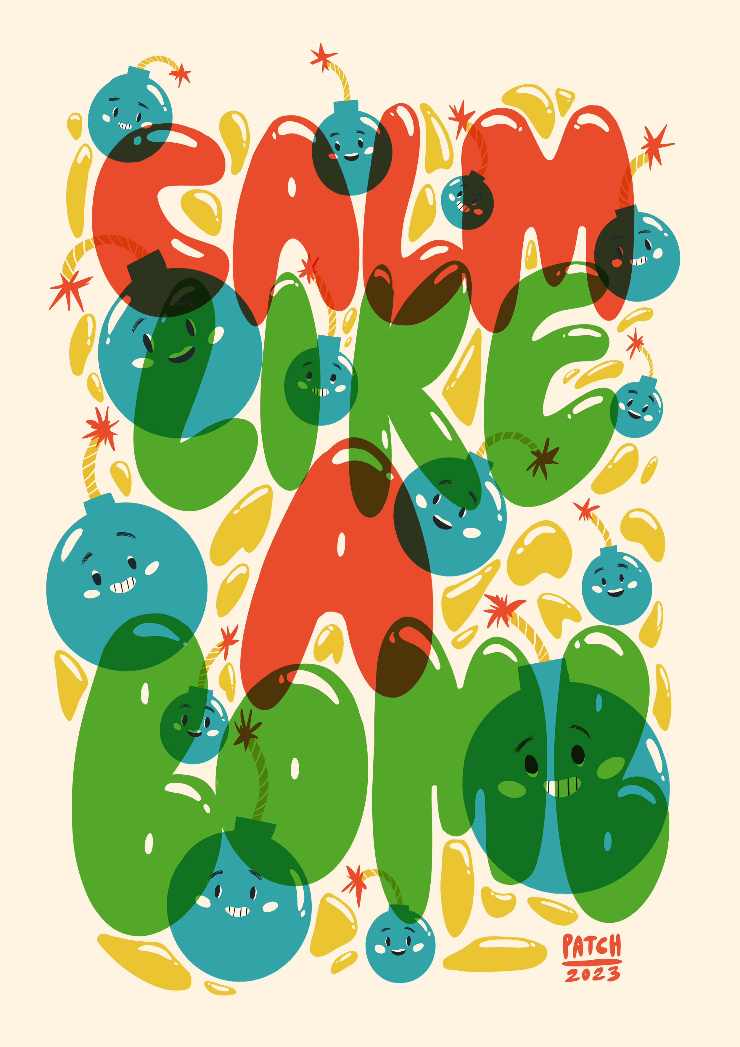 Jimmy Patch tending to framed artworks at Lyf Collingwood