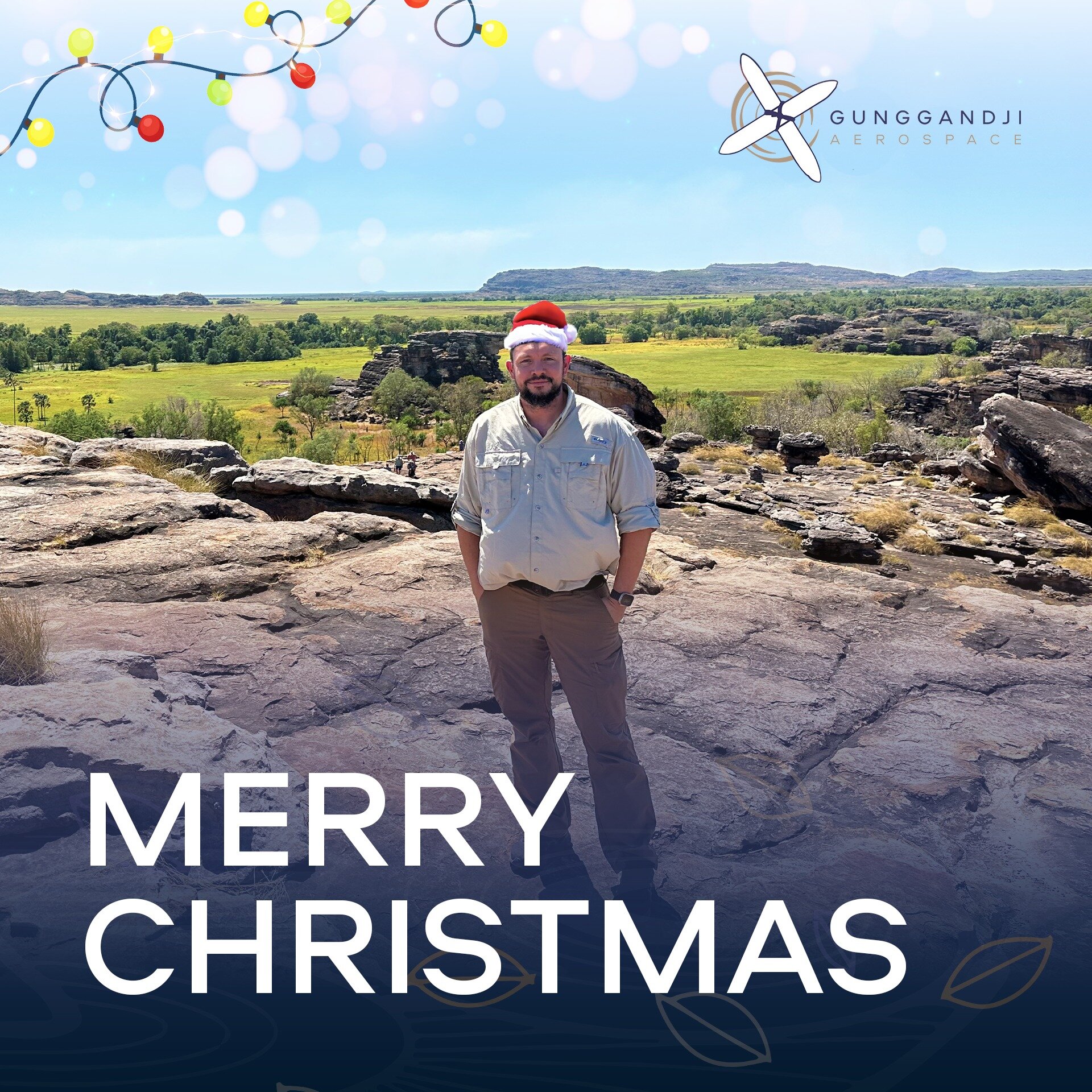 The team at Gunggandji Aerospace wishes everyone a Merry Christmas and a Happy New Year. 
 
May 2024 bring clear skies and boundless horizons for all!
 
#MerryChristmas #GunggandjiAerospace #IndigenousPride #spacedreams2019