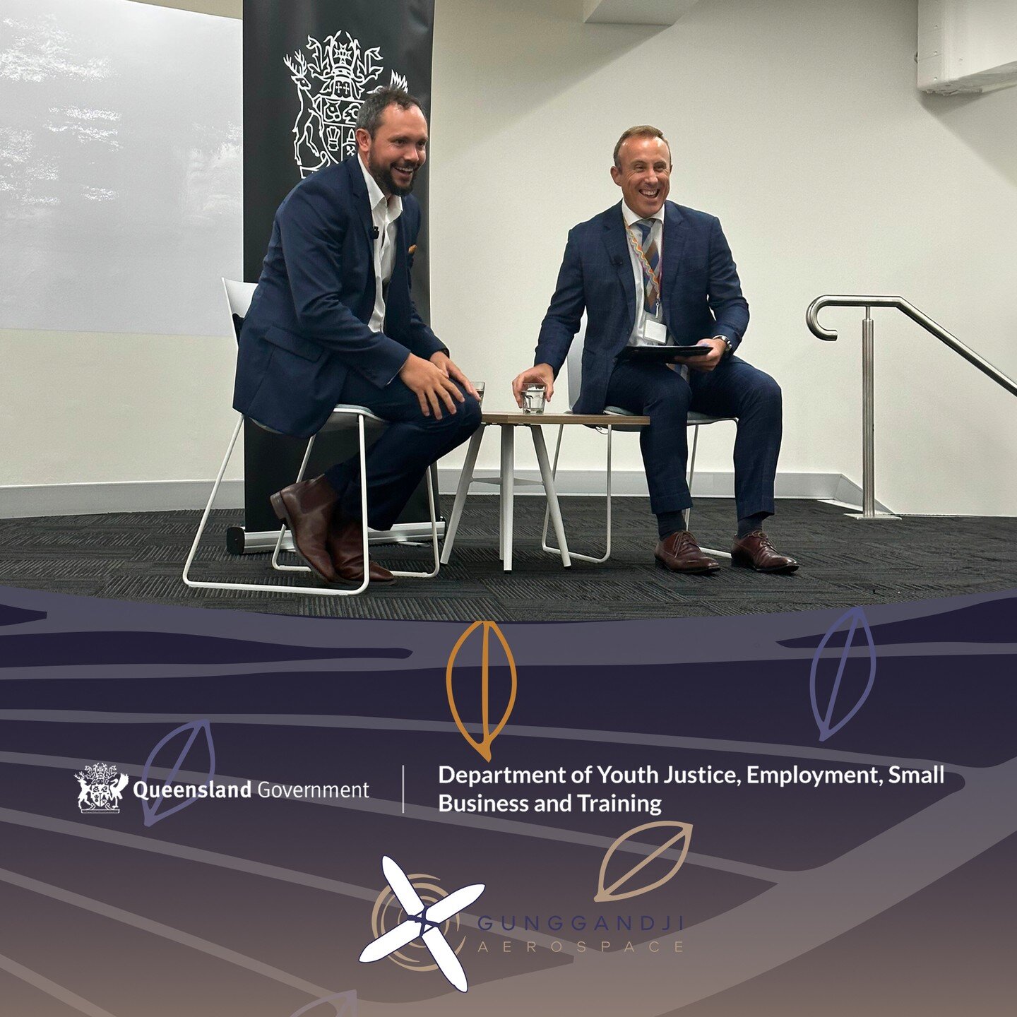 Last month, our Managing Director @danieljoinbee had the incredible opportunity to address a statewide audience of over 600 Queensland staff from the Department of Youth Justice, Employment, Small Business, and Training.

He shared the story of @gung