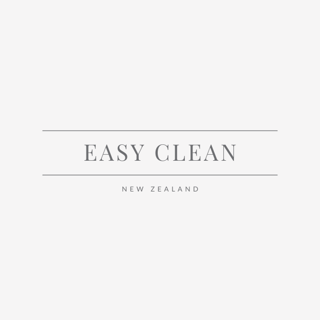"Easy Clean New Zealand" text logo in gray on a white background.