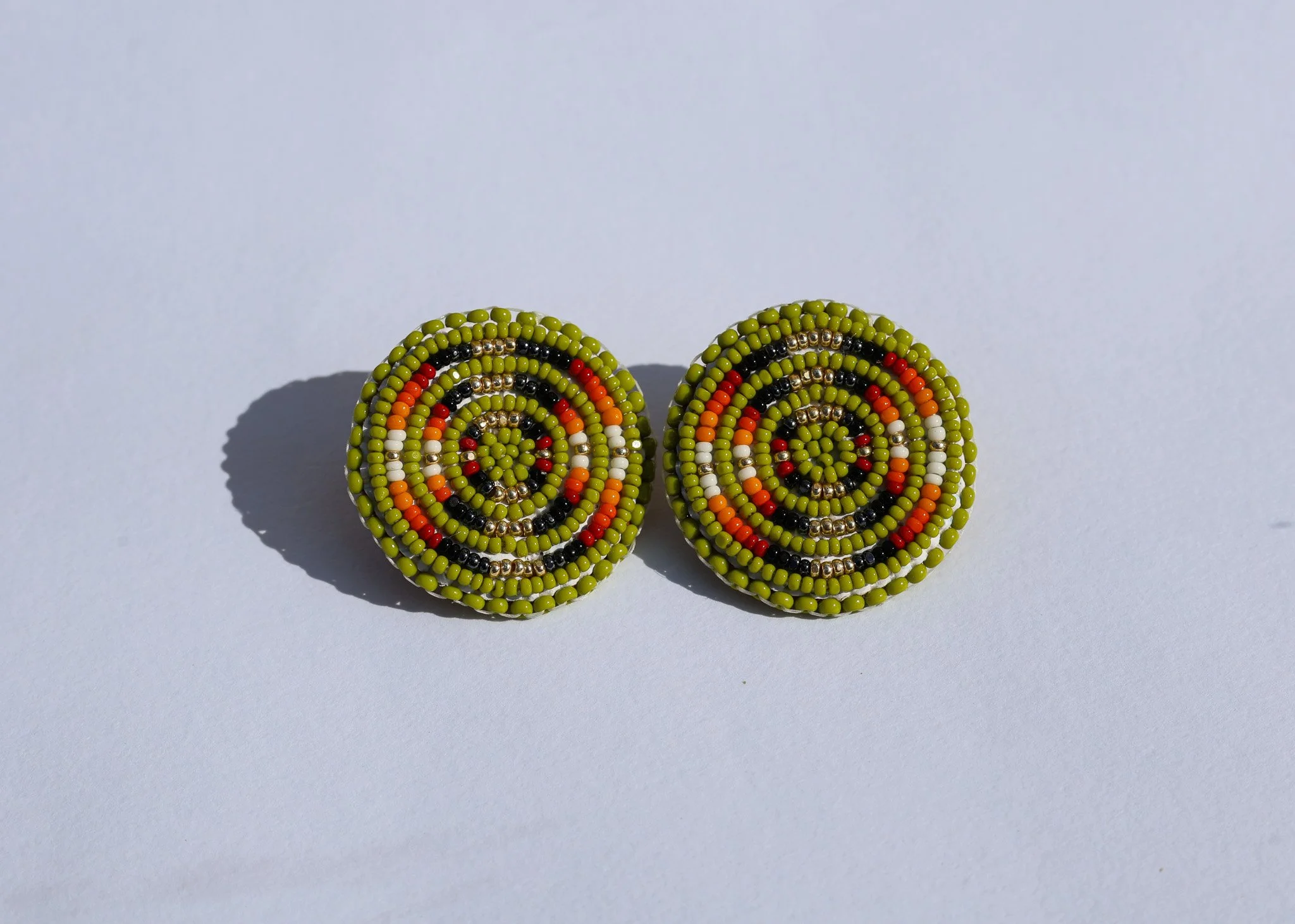 aala xexus (Fire Earrings - Green)