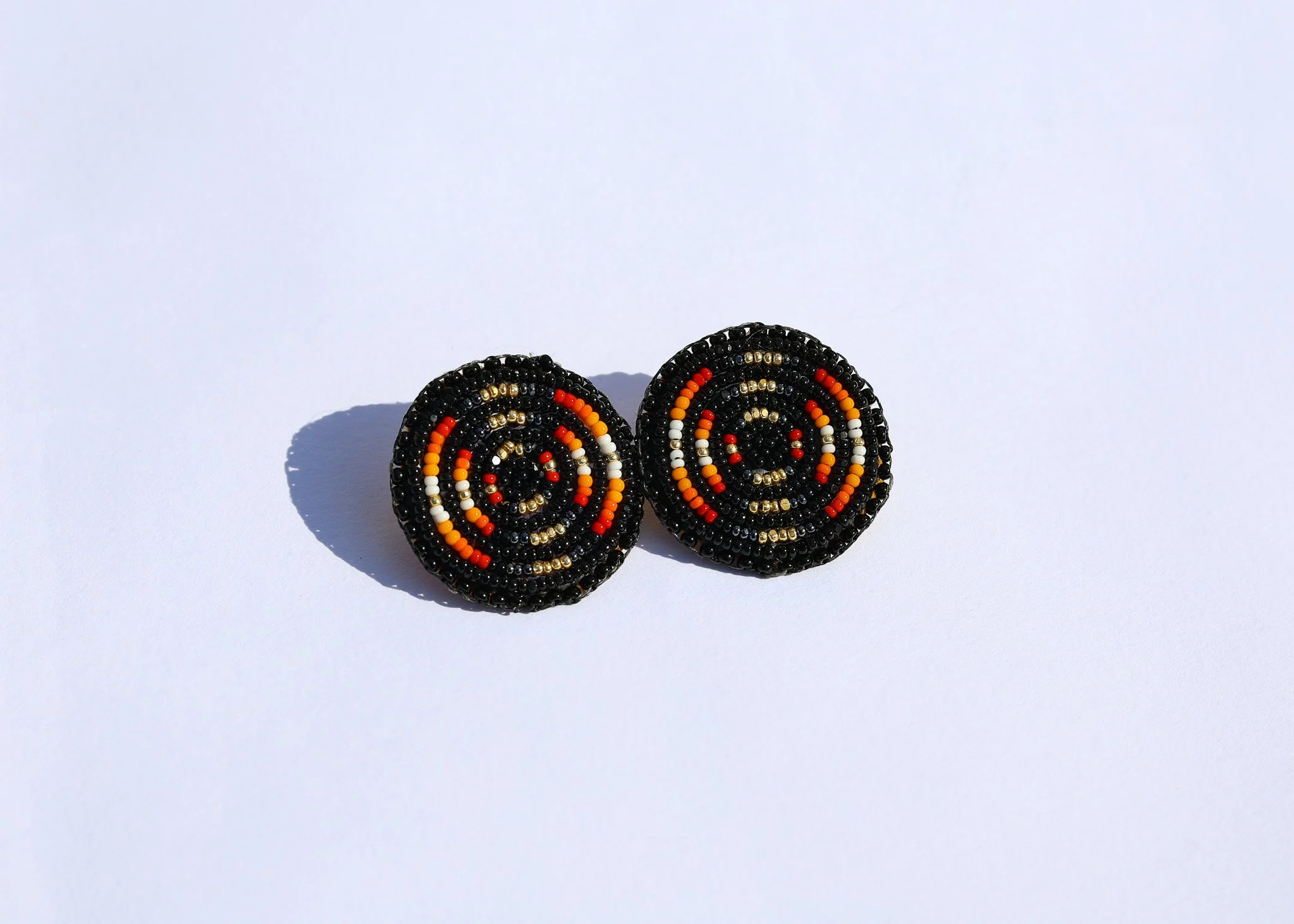 aala cimuuxcimuux (Fire Earrings - Black)