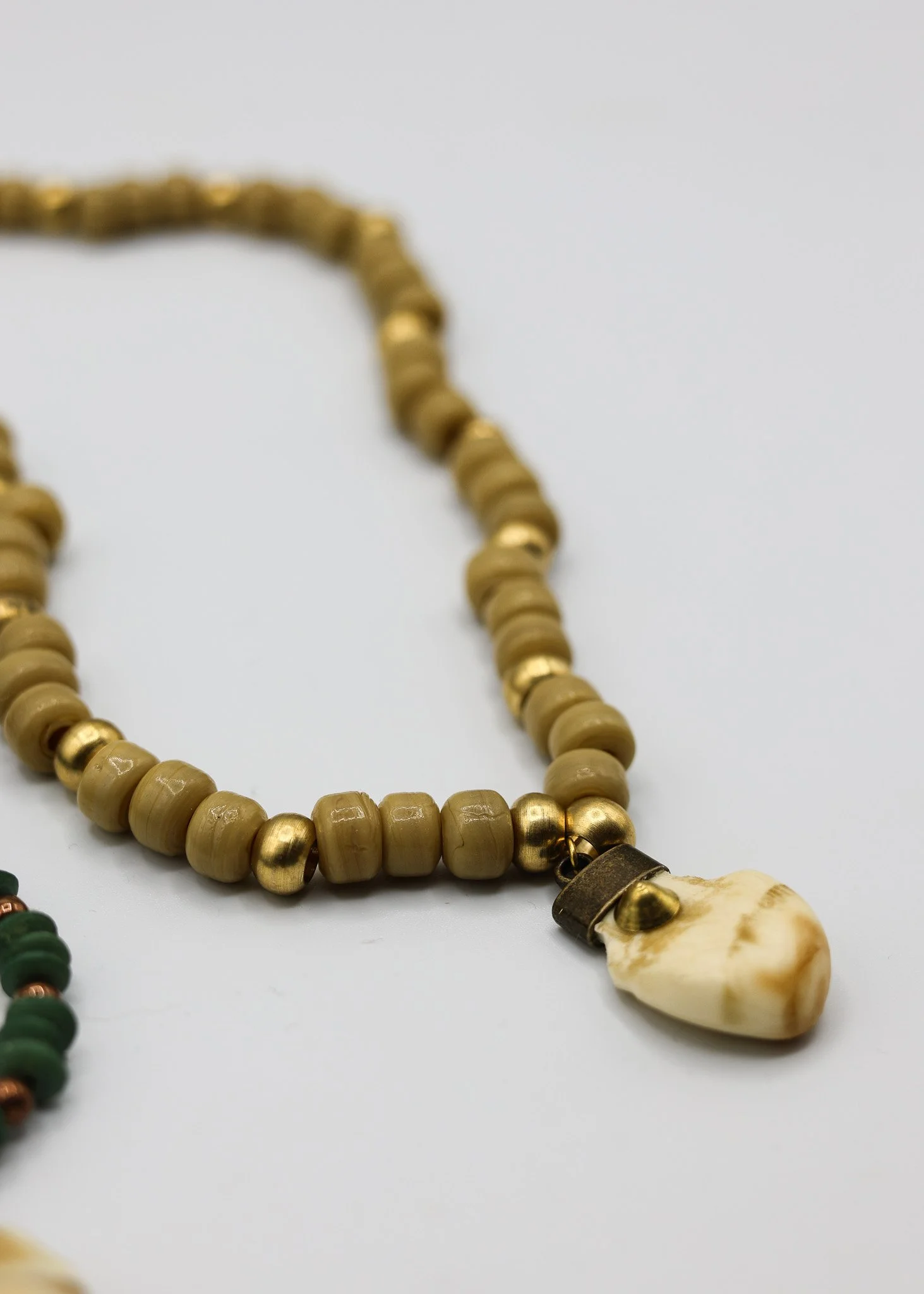 Elk Tooth Necklace - Tan