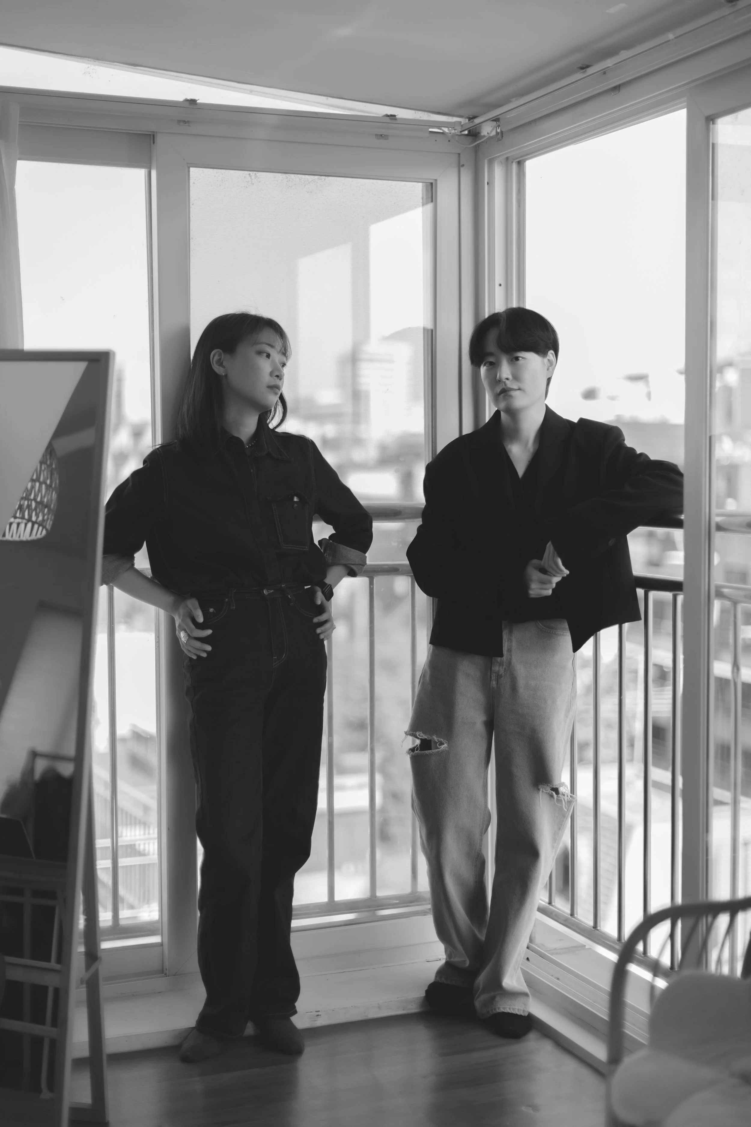 정재율 & 박참새 Interview Photo