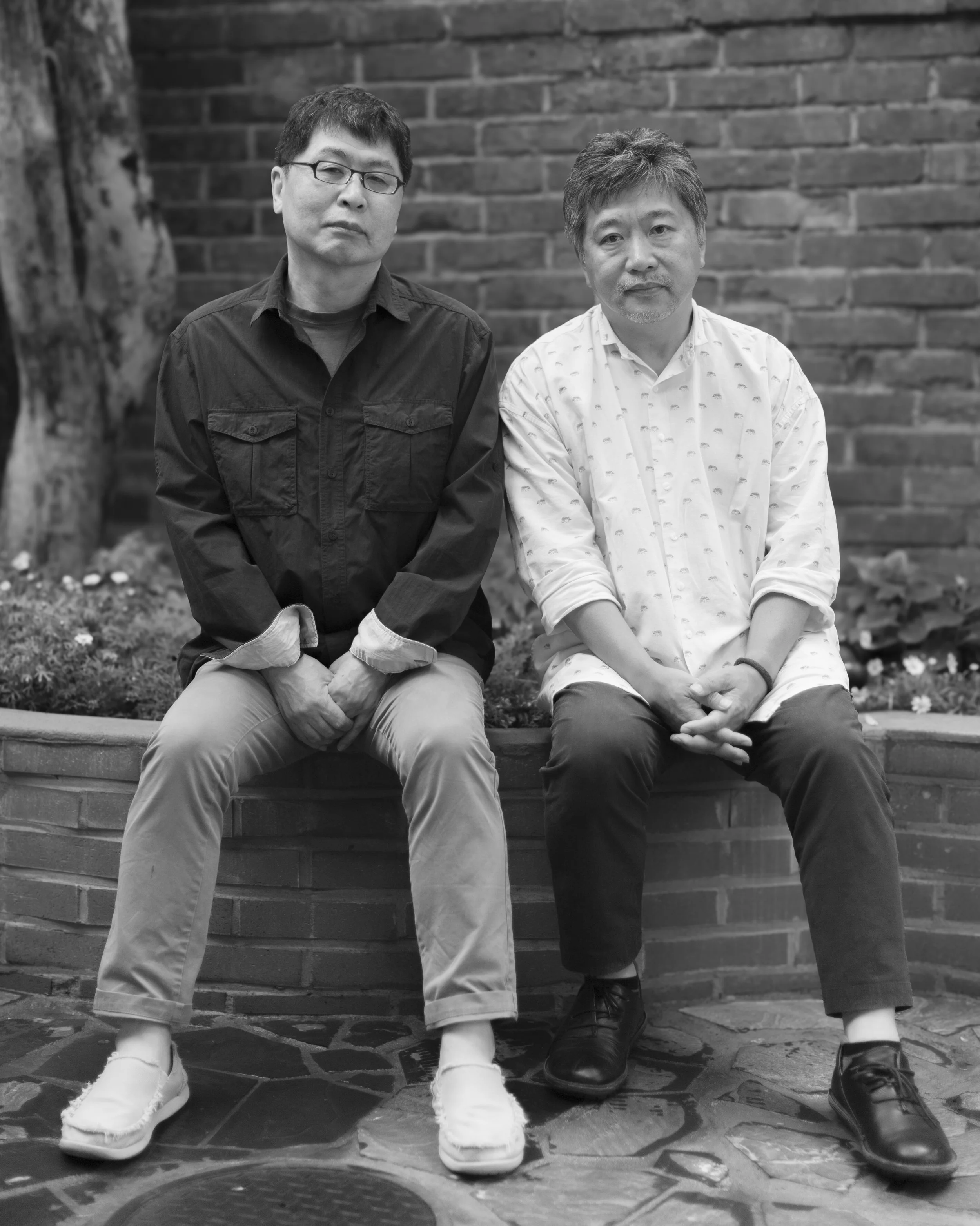 Hirokazu Koreeda & Sung-il Jung Interview Photo