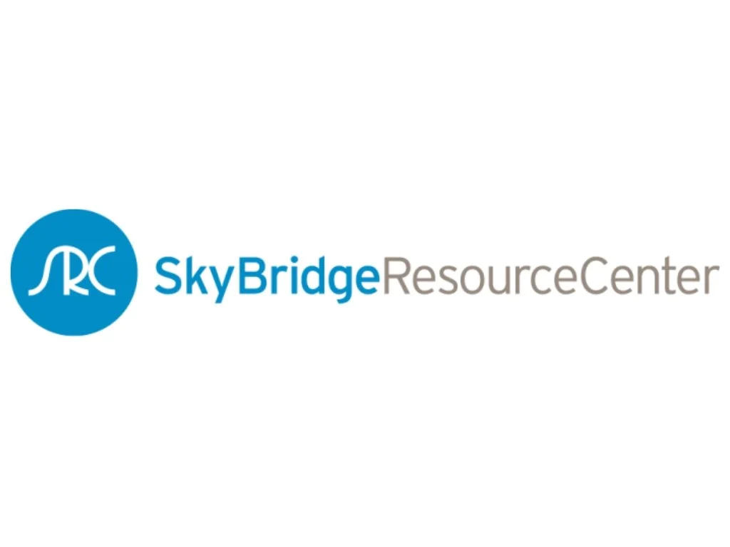 SkyBridge Resource Center logo with a blue circle containing white stylized letters 'SRC' and the text 'SkyBridge Resource Center' in blue and gray.