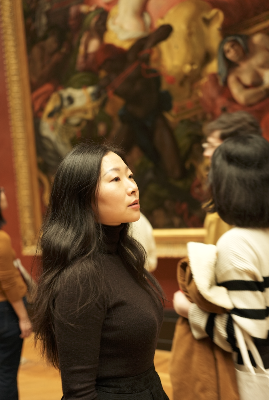 ASIAN GUIDE CONFERENCIER, DEATH OF SARDANAPALUS, EUGENE DELACROIX, ROMANTICISM, COLOURS, LOUVRE MUSEUM, PRIVATE TOUR GUIDE