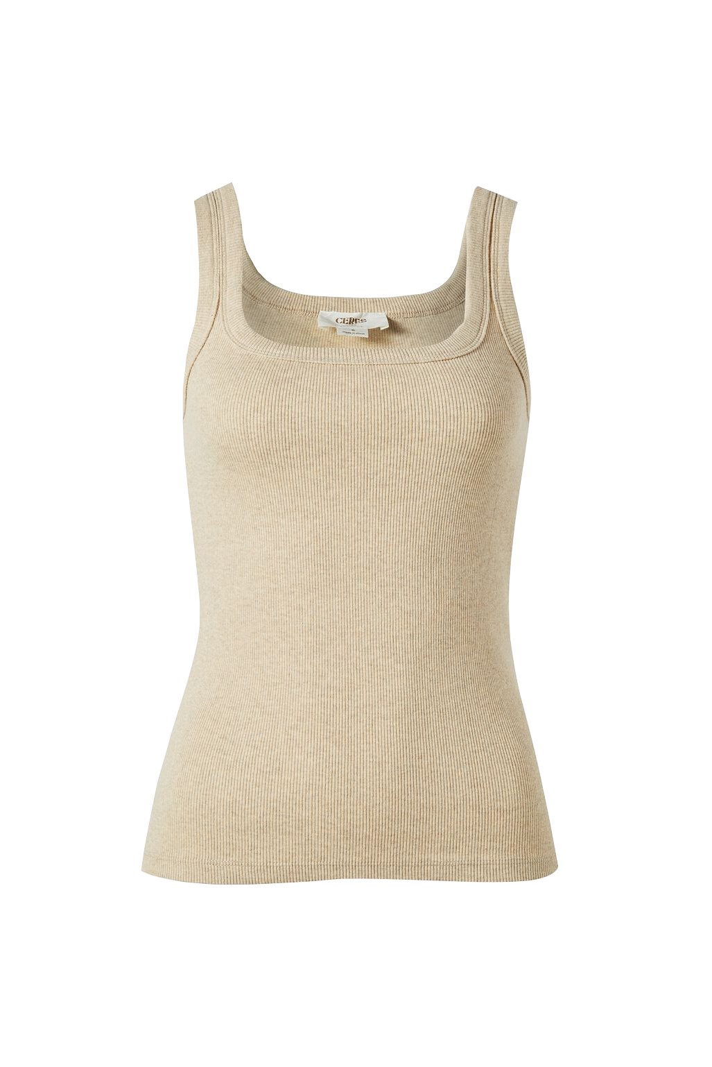 Ceres Life Contour Rib Tank - Oat Marle