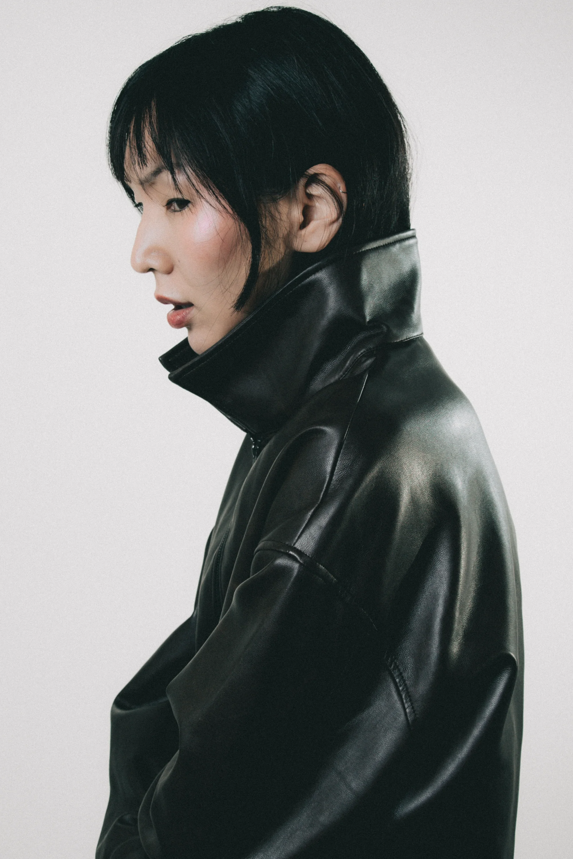 Quiet luxury editorial aesthetic featuring a model studio work. High fashion photography by SVS® Sibeli Velázquez. Photographer based in Mexico City, CDMX.