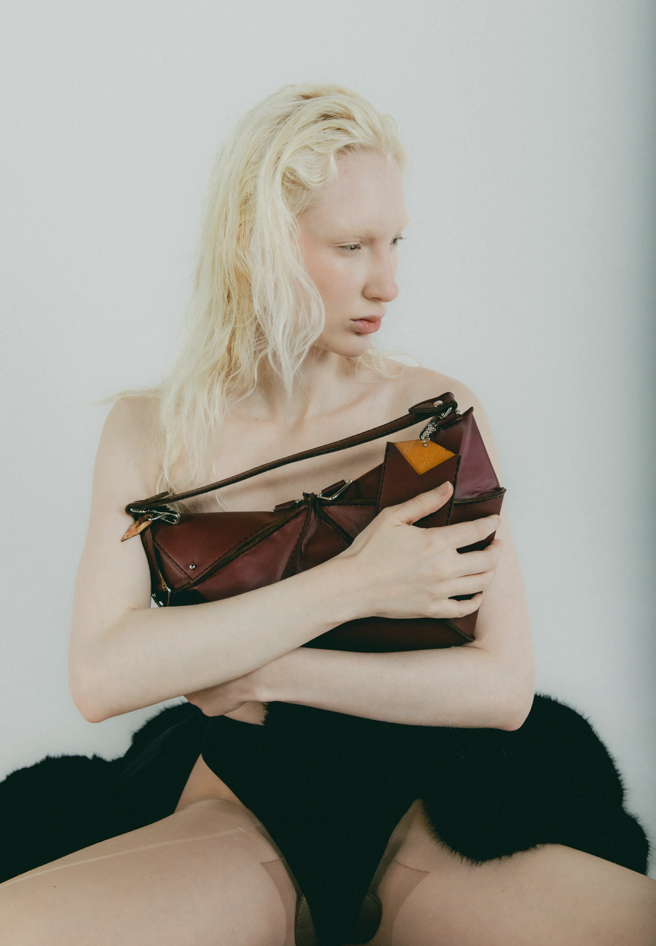 Quiet luxury editorial aesthetic featuring a model studio. High fashion photography by SVS® Sibeli Velázquez. Photographer based in Mexico City, CDMX.