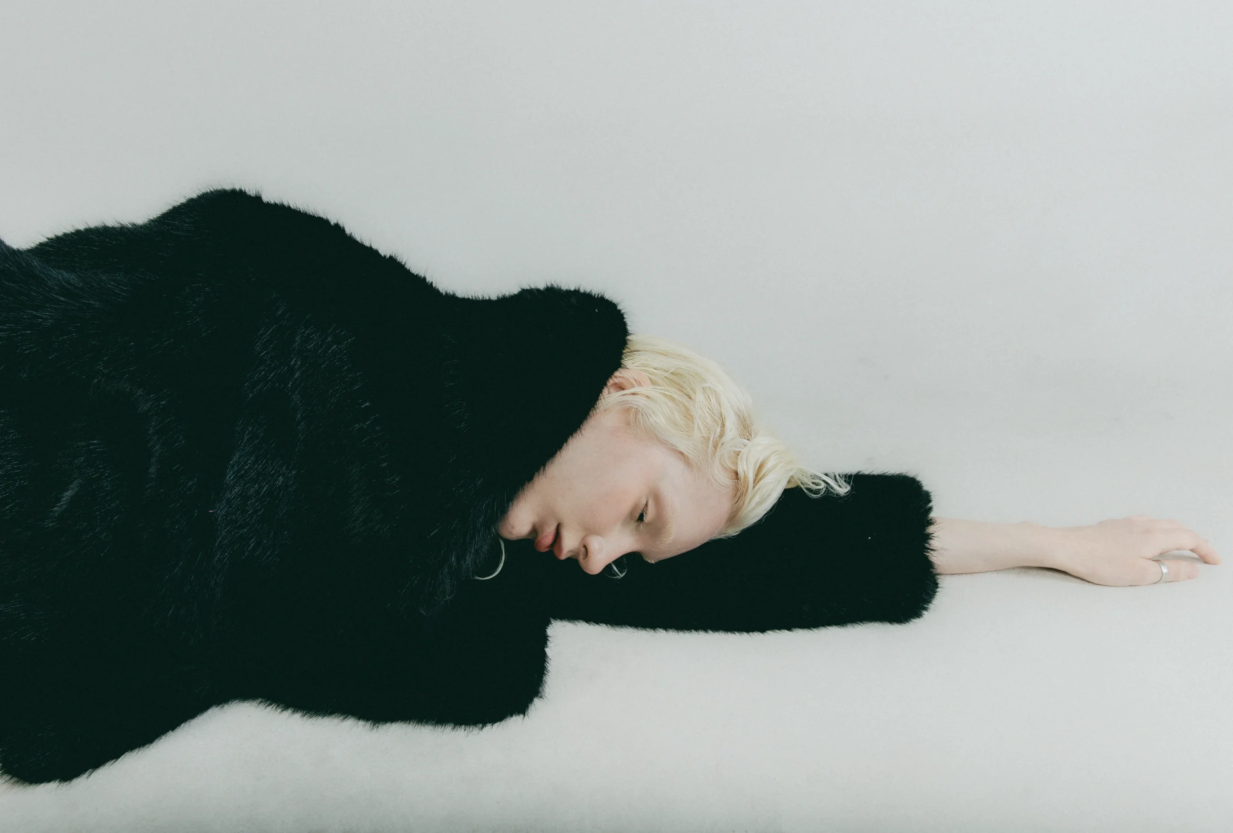 Quiet luxury editorial aesthetic featuring a model studio work. High fashion photography by SVS® Sibeli Velázquez. Photographer based in Mexico City, CDMX.