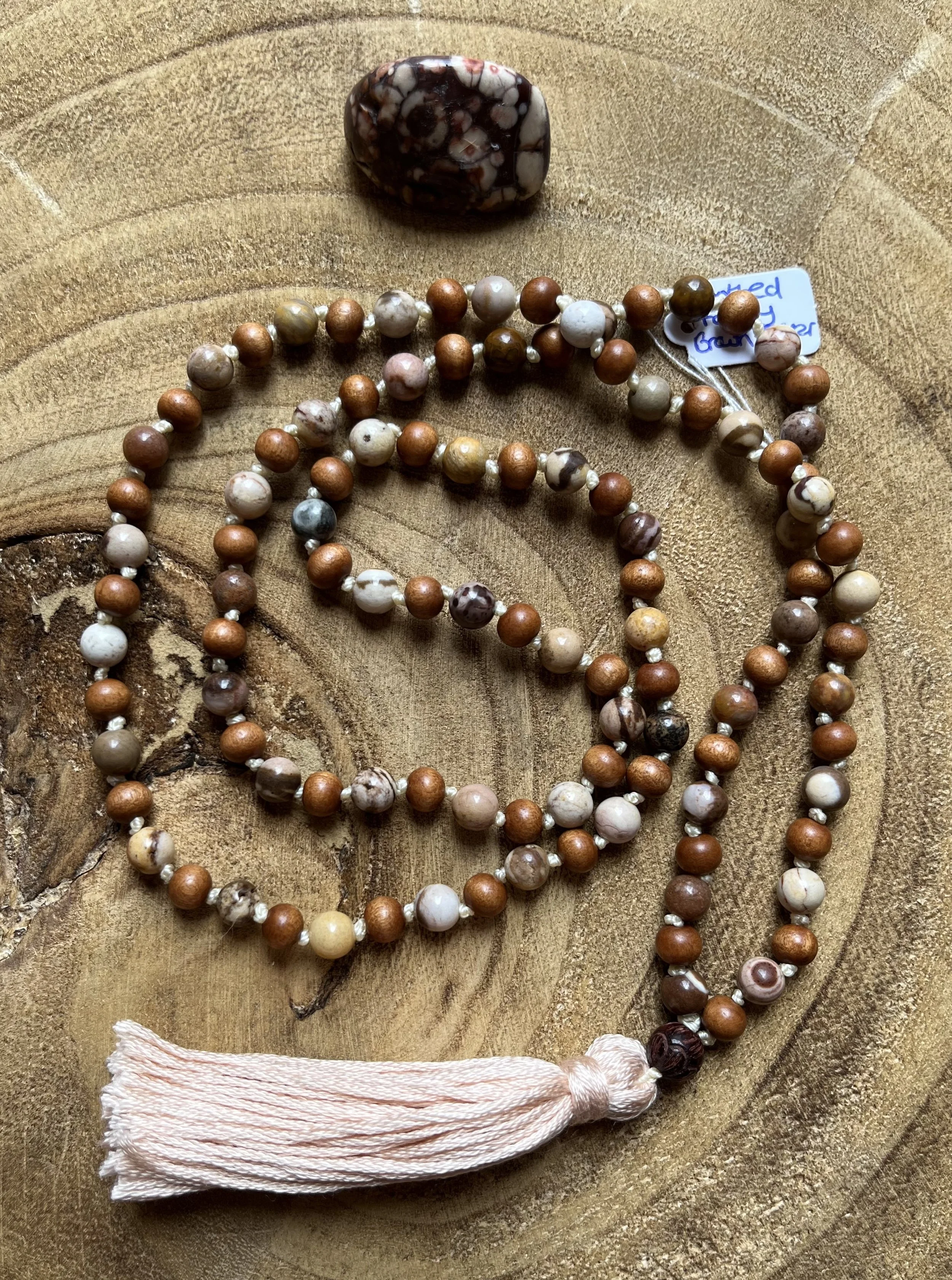 Mala - Fancy Jasper & Sandalwood