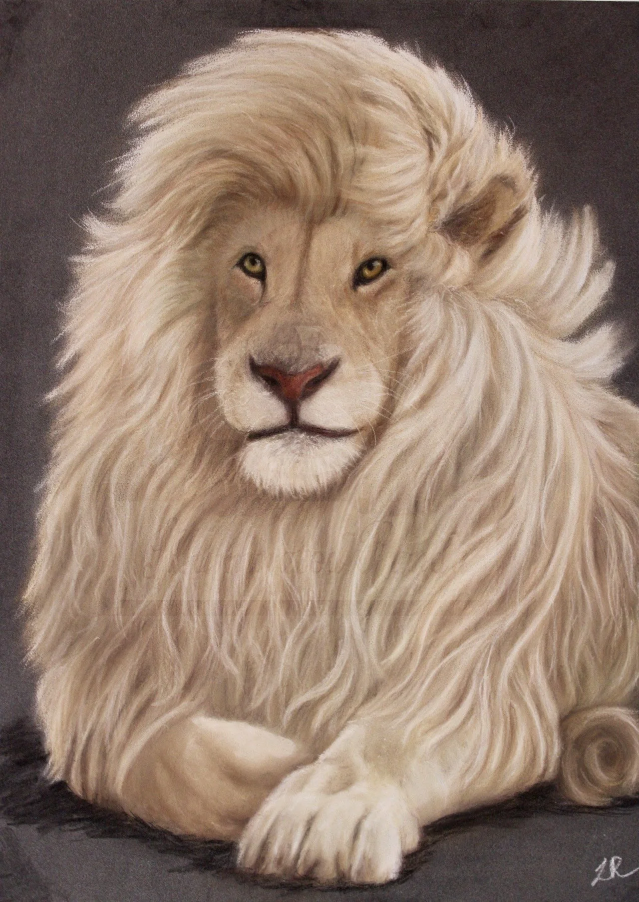MAJESTIC: Price on enquiry (prints are available in Shop) 30cm x 40cm Clairefontaine Pastelmat 360gsm card. Painted with pastel pencils and PanPastel.