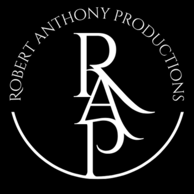 Robert Anthony Productions Black and White Logo 