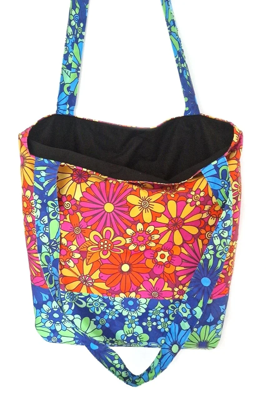 Oversize Flower Power Tote