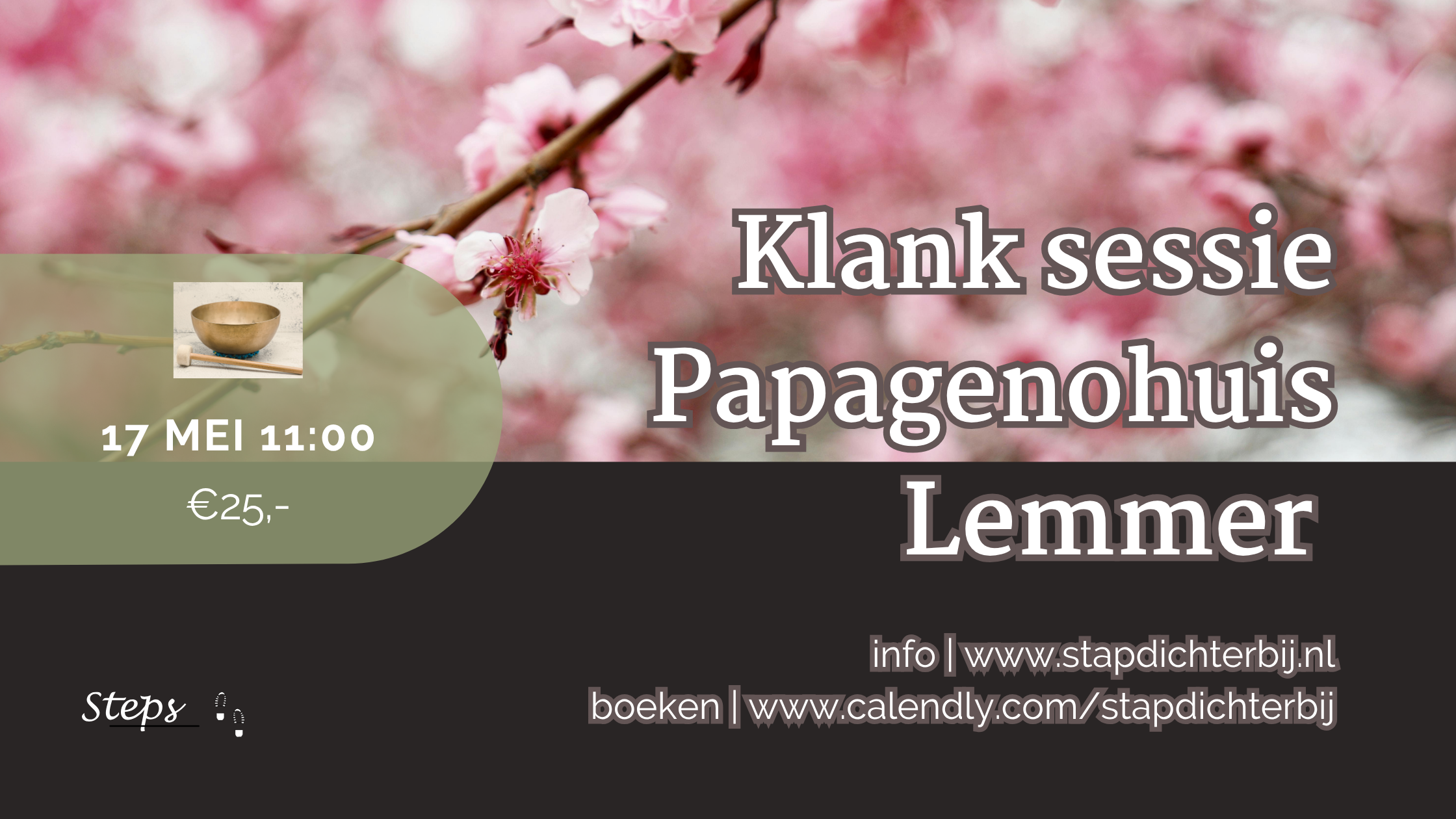 Klankschaal, bloesem