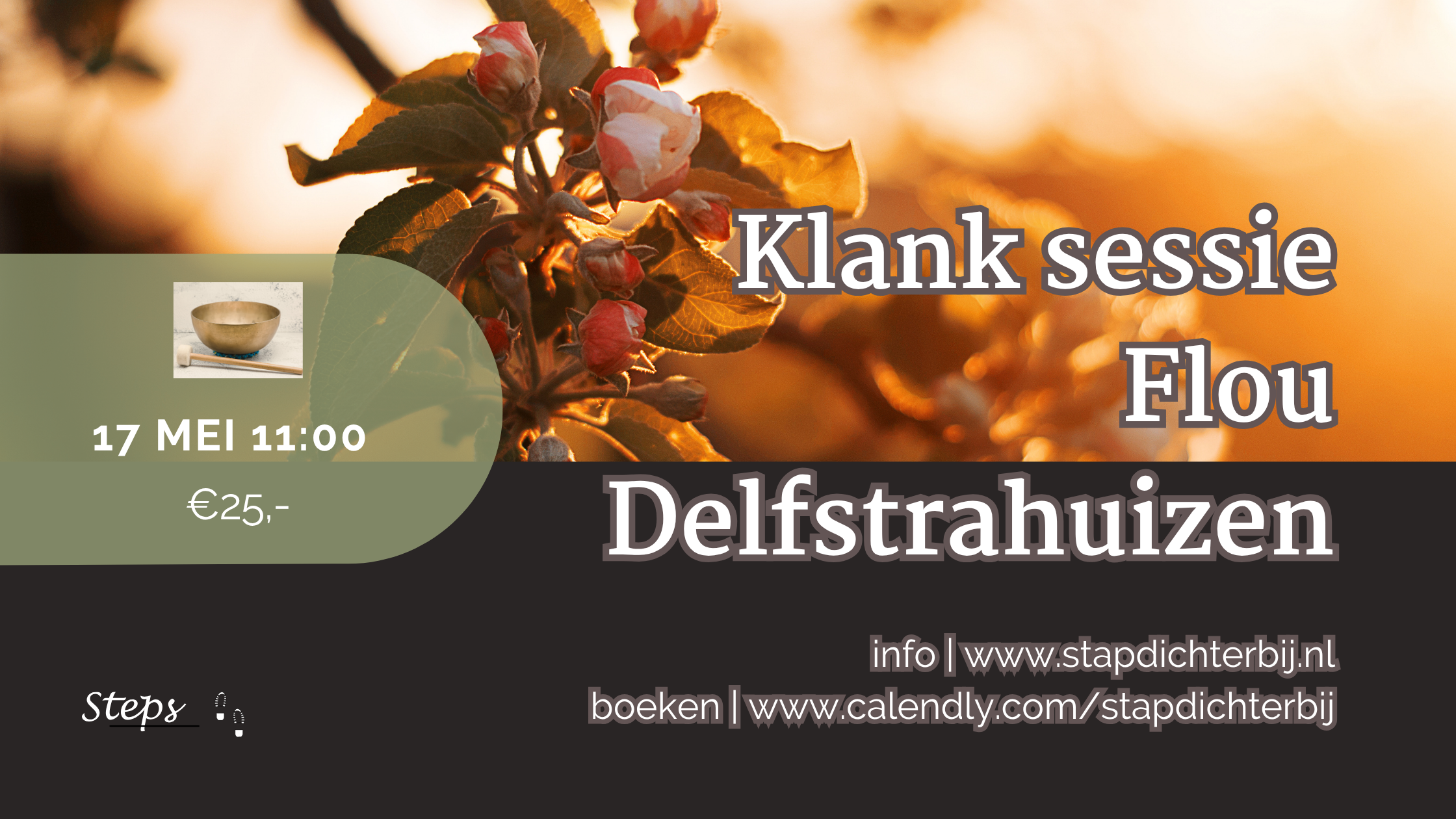 Klankschaal, bloesem