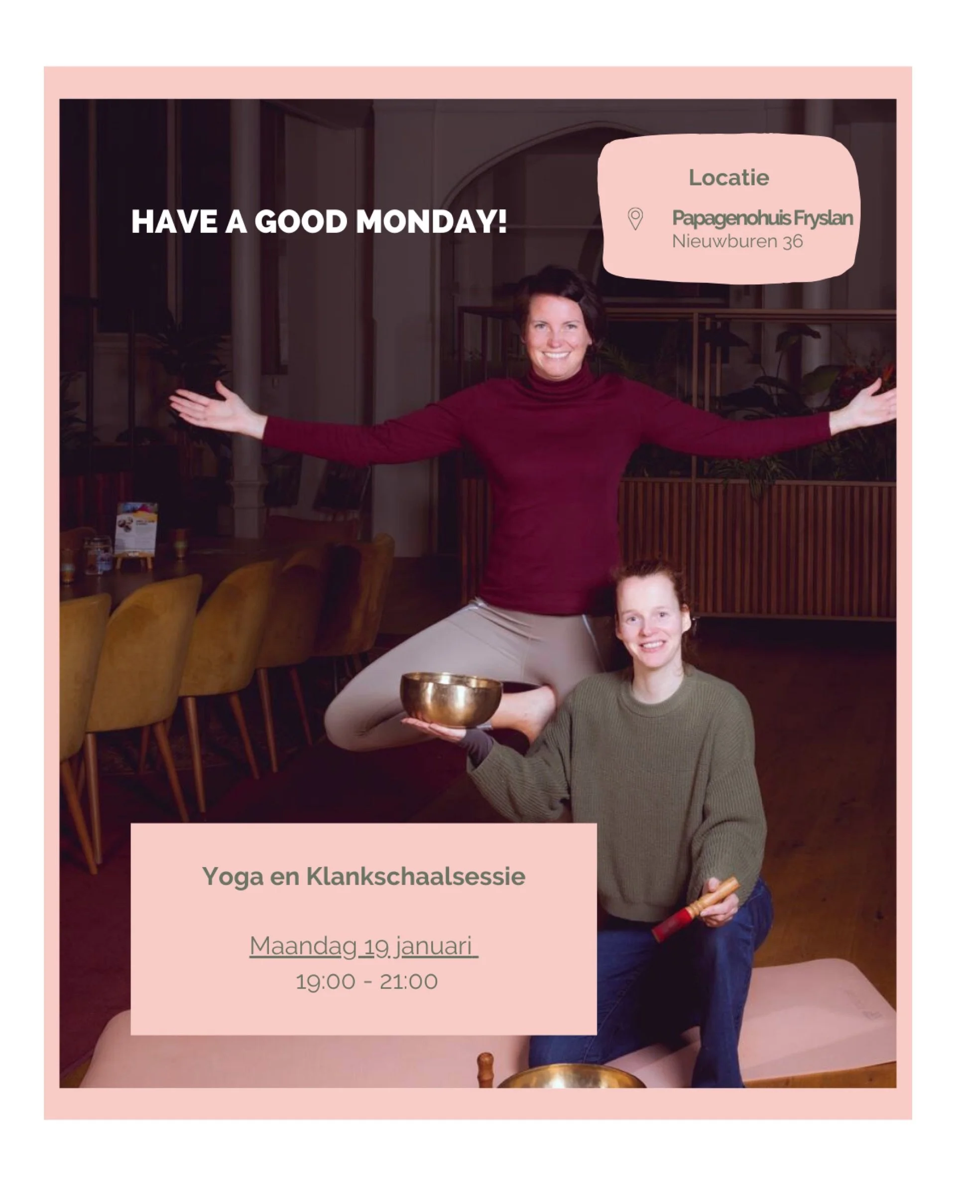 Klankschalen en yoga