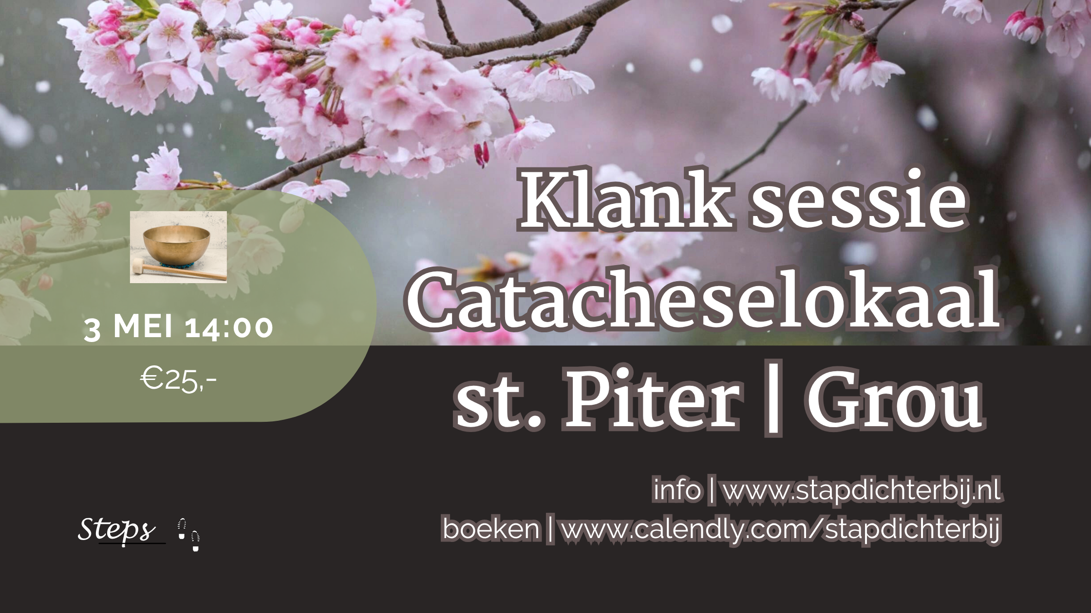 Klankschaal, bloesem