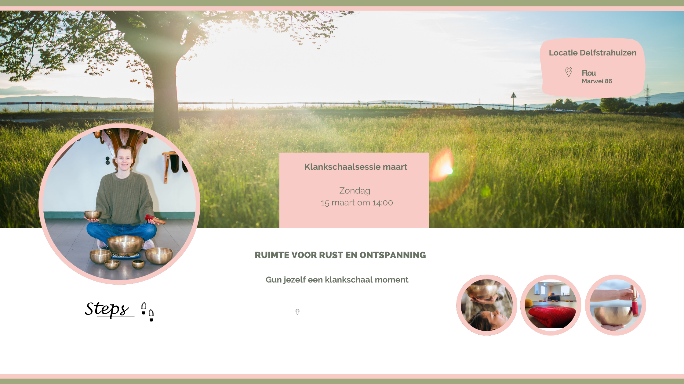 Groene weide, lente, klank