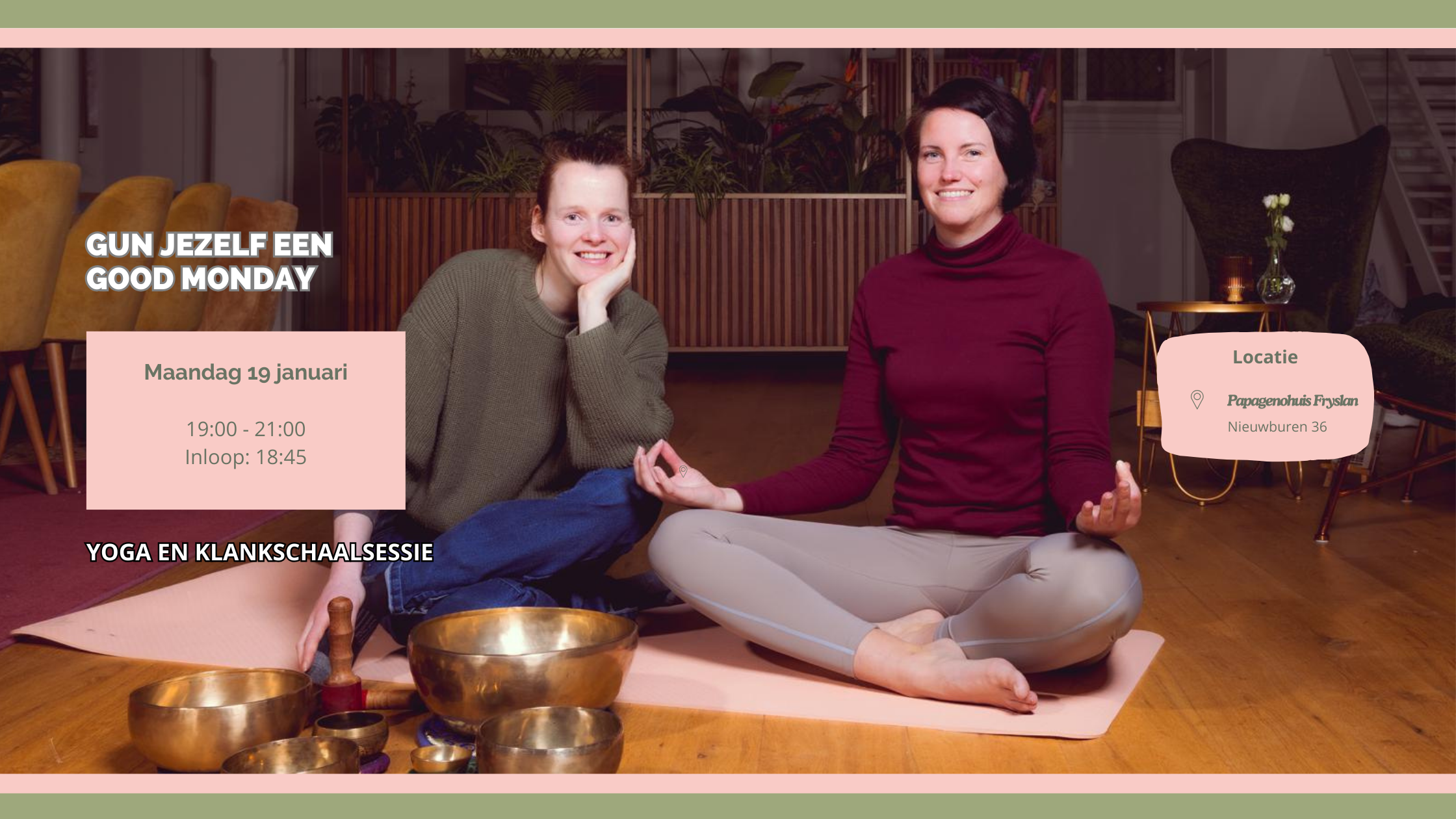 Simone en Josephien - Yoga en Klankschalen