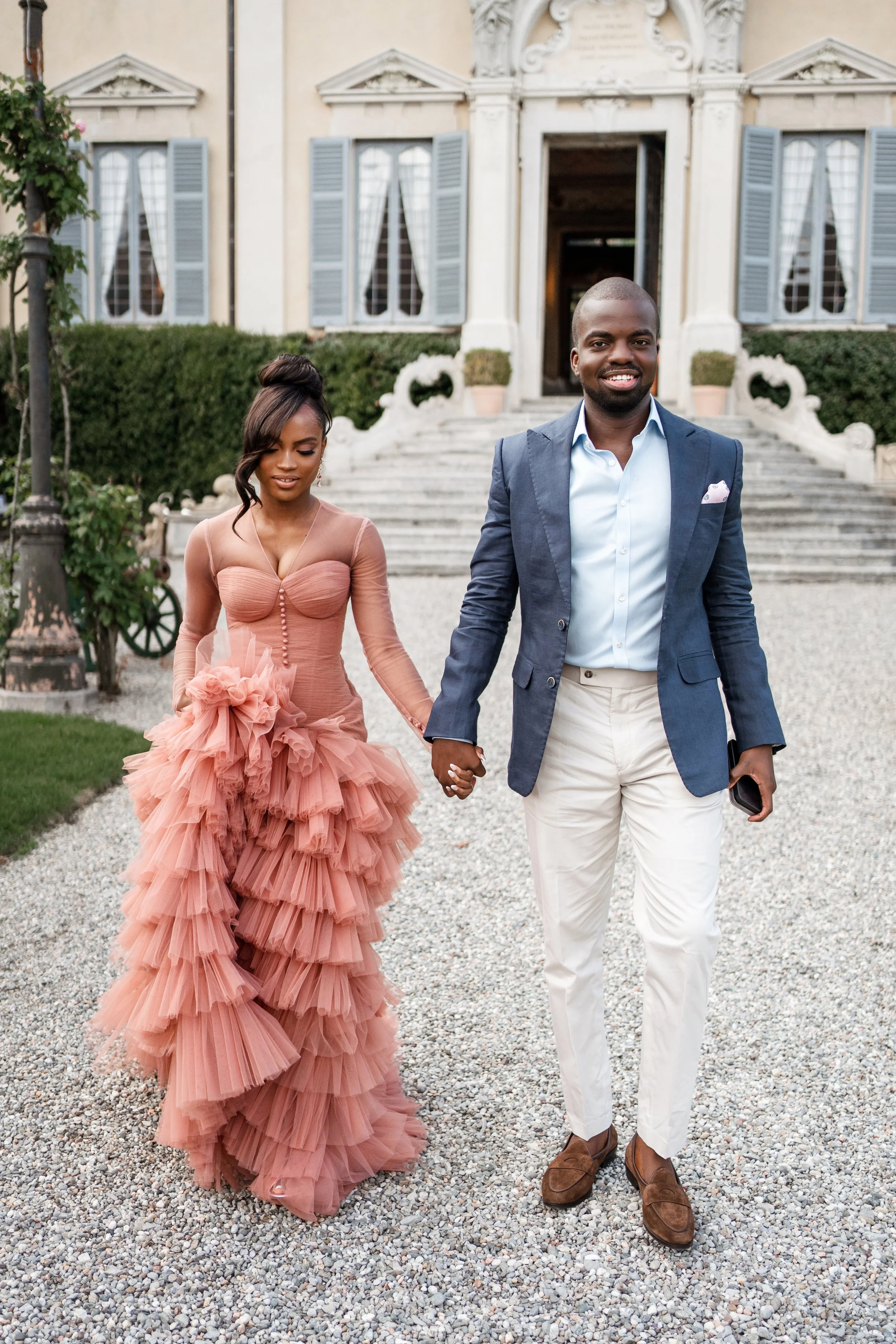 Nigerian Wedding Italy. Wedding at Villa Sola Cabiati, Lake Como