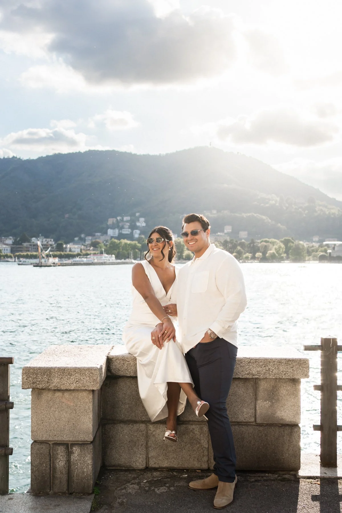 Lake Como Engagement session