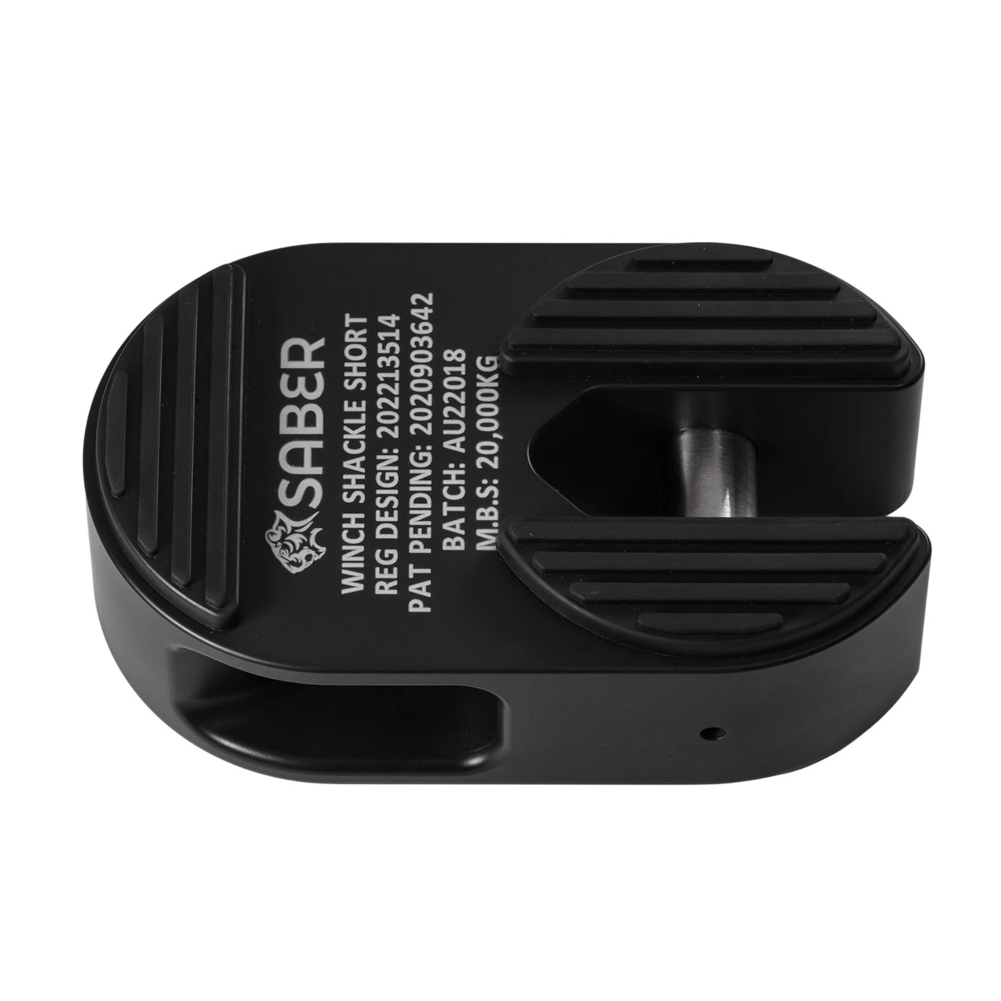 6. 7075 Alloy Winch Shackle Short_Cerakote Black_SBR-AWSSCBLK.jpg