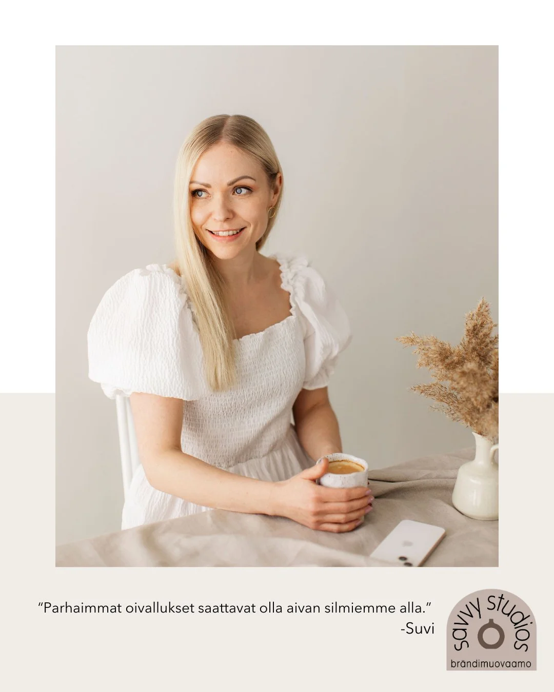 Parhaimmat oivallukset saattavat olla aivan silmiemme alla...⁠
⁠
Tapasin viikonloppuna todella huikean yritt&auml;j&auml;n. H&auml;n on aidosti kiinnostunut yritt&auml;misest&auml; ja ihmisist&auml; yritysten takana. Koin heti samaistuvani h&auml;nee