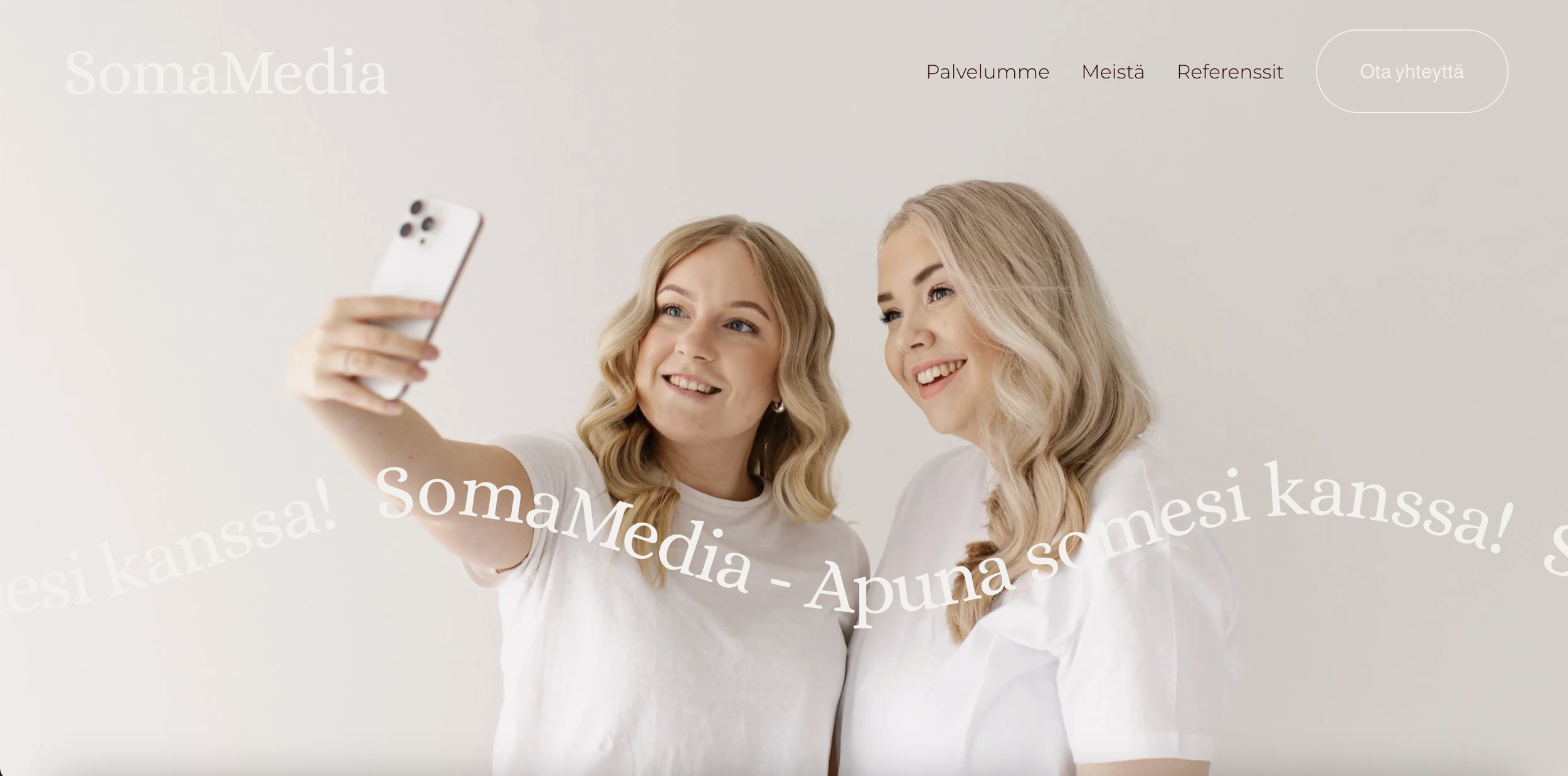 SomaMedia - Squarespace kotisivut