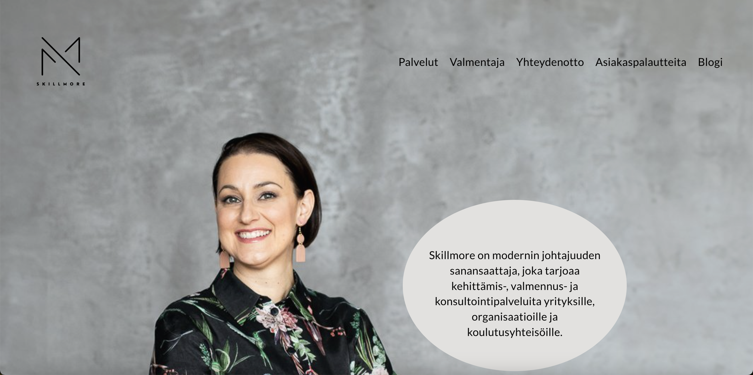 Skillmore squarespace kotisivut