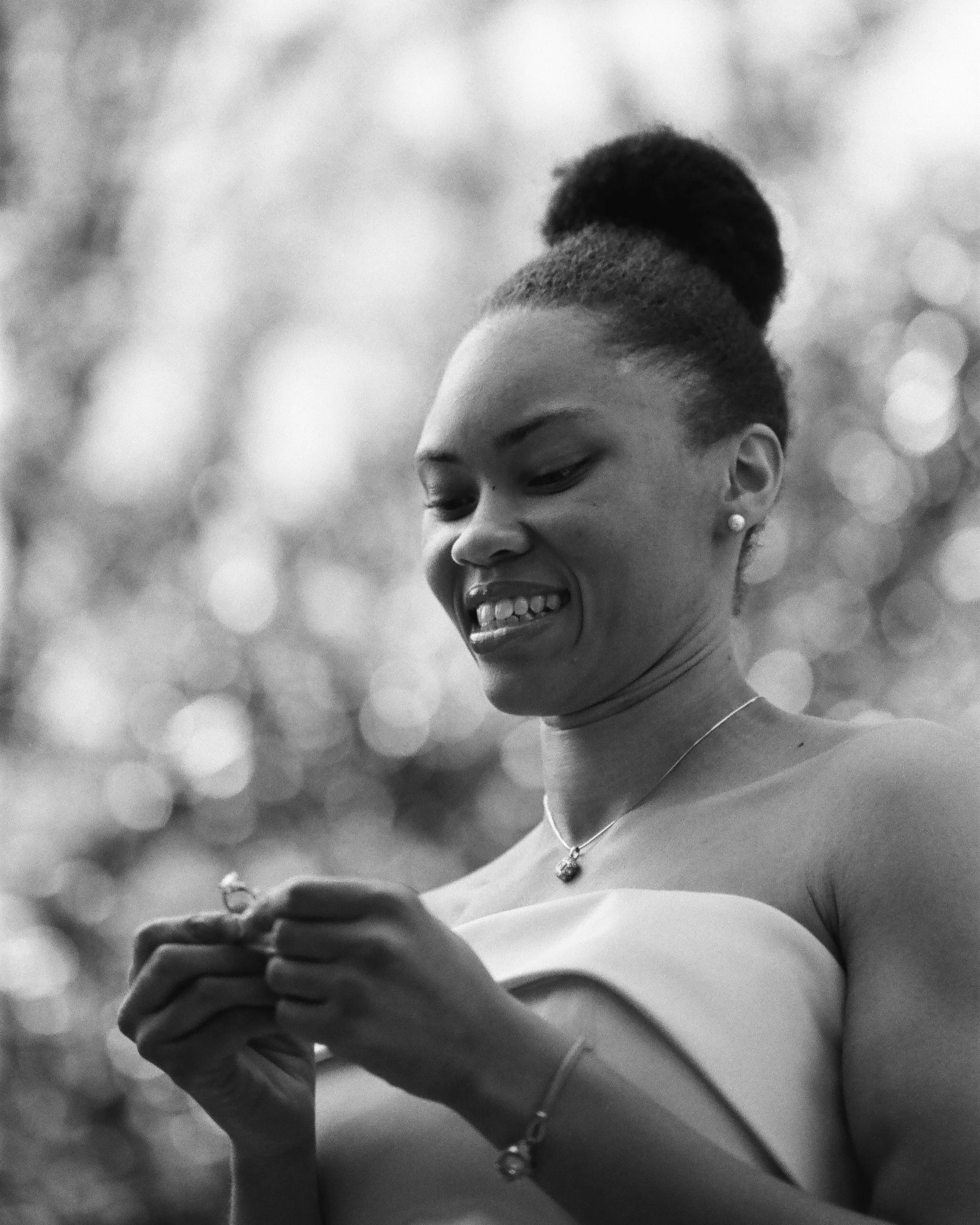 Alexis on Kodak TriX with the Nikon 105 2.5