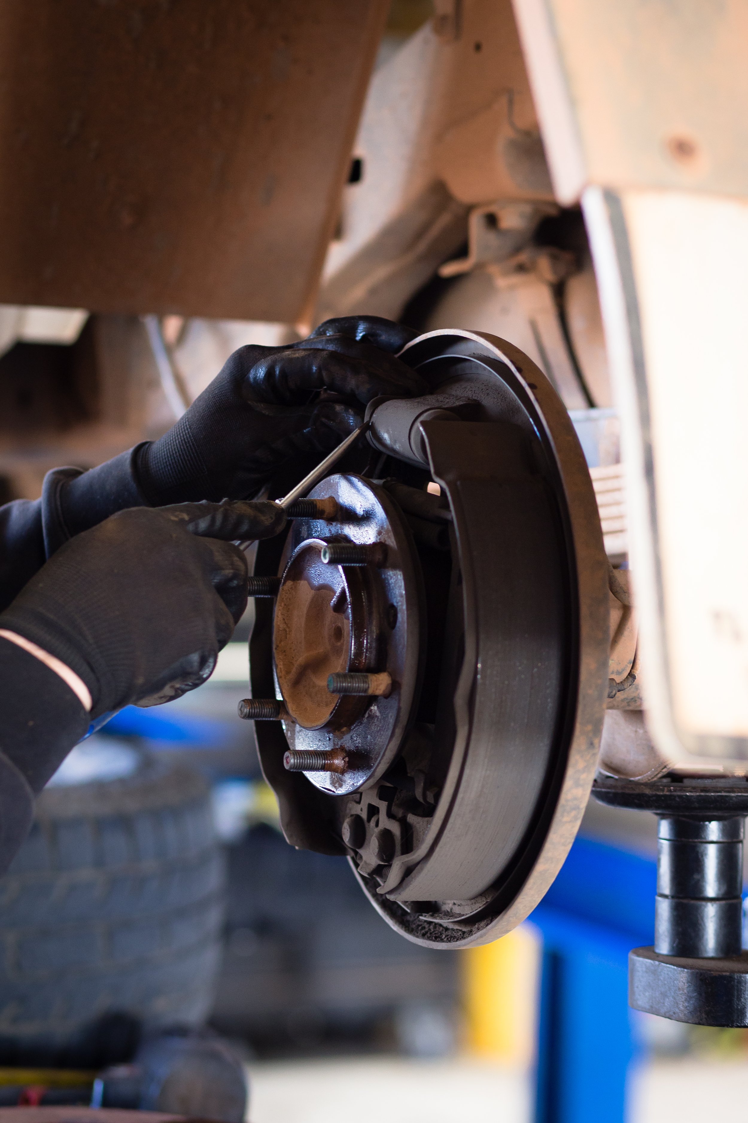 Mechanic working on a vehicle at Busselton Auto Repairs
