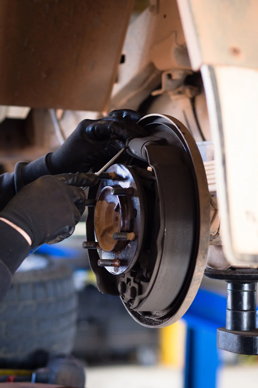 Mechanic working on a vehicle at Busselton Auto Repairs