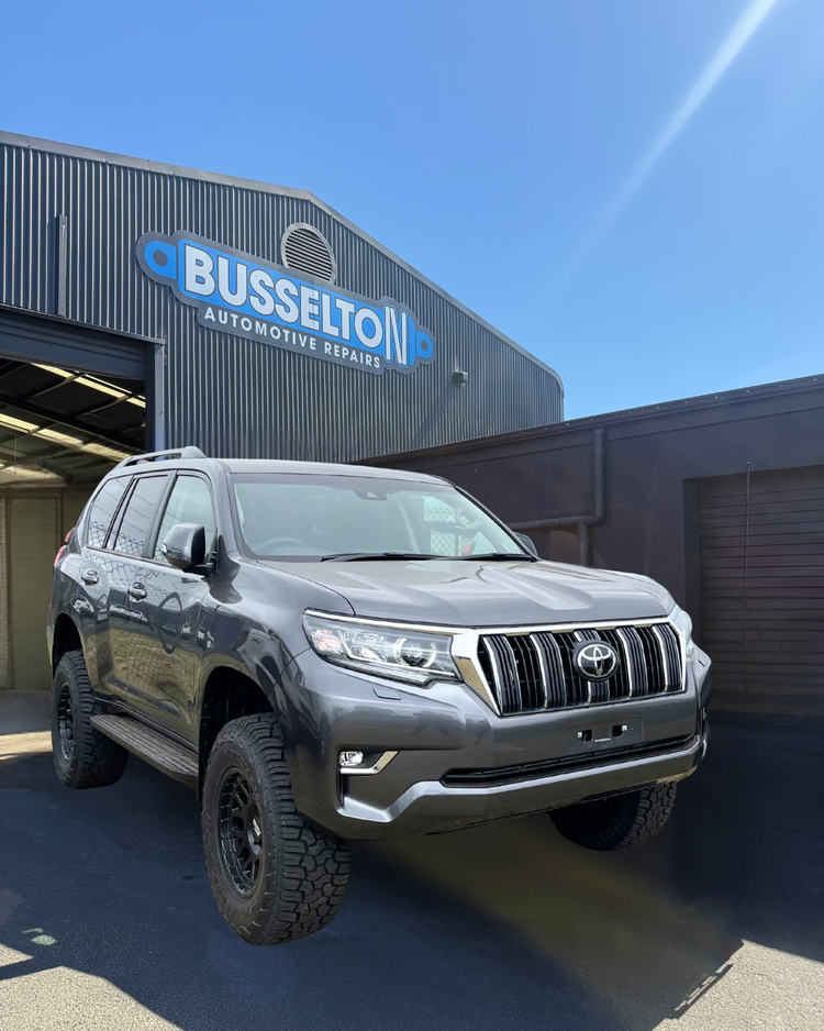 Toyota Prado 150 Series GVM upgrade at Busselton Auto Repairs