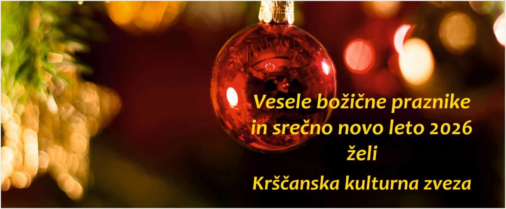 Voščimo vesele in blagoslovljene božične praznike