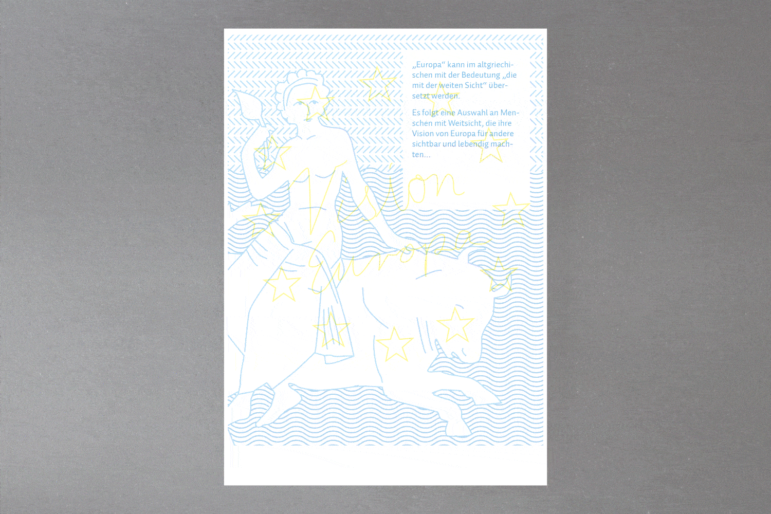 Plakatreihe »Vision Europa«