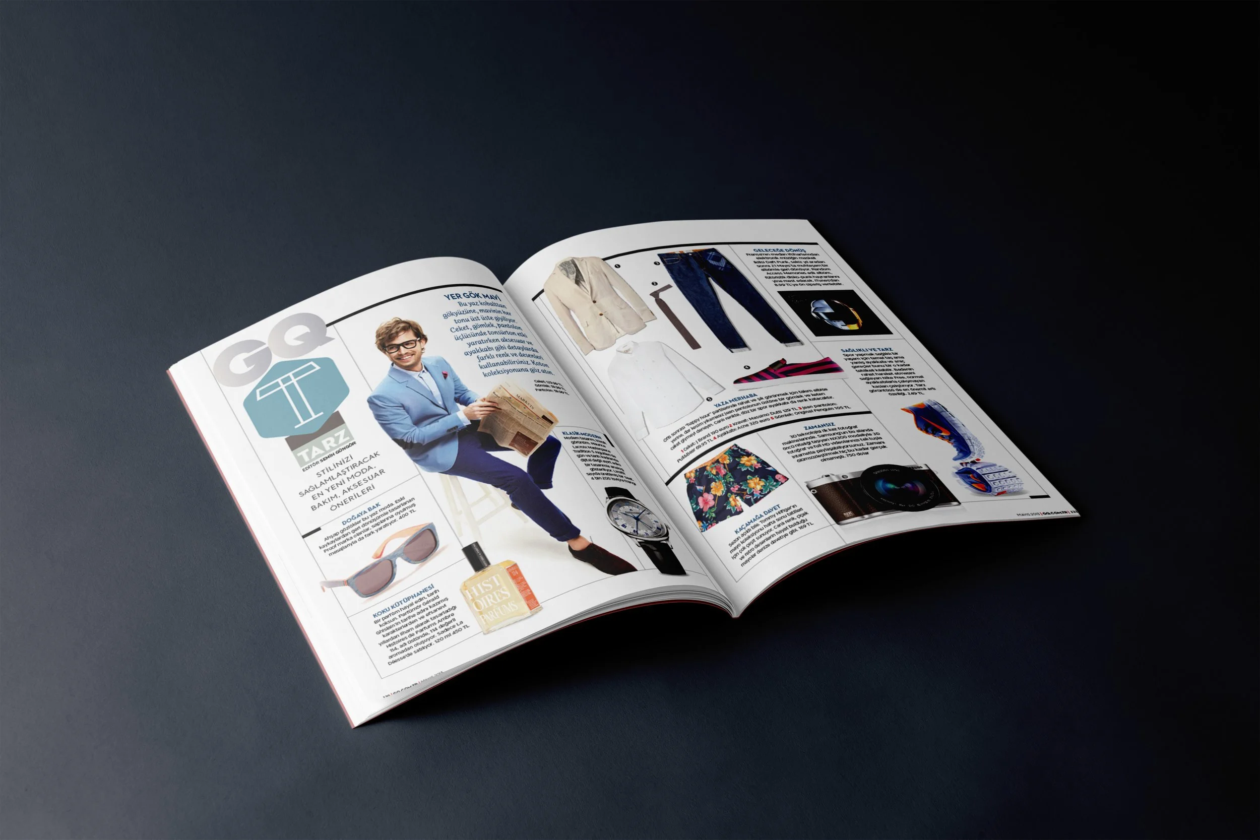 Magazinlayout für  GQ Türkiye